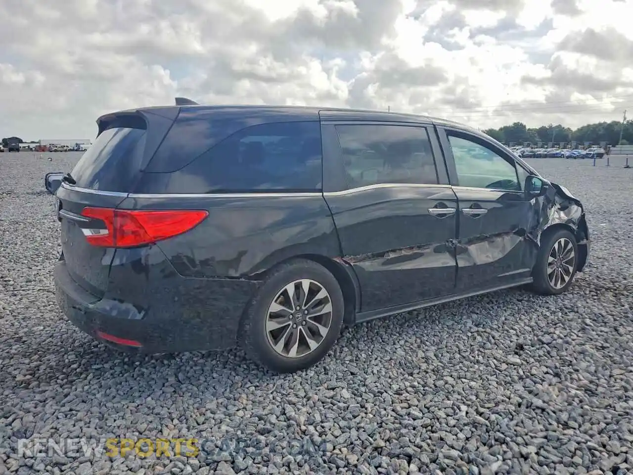 3 Фотография поврежденного автомобиля 5FNRL6H71NB036954 HONDA ODYSSEY 2022