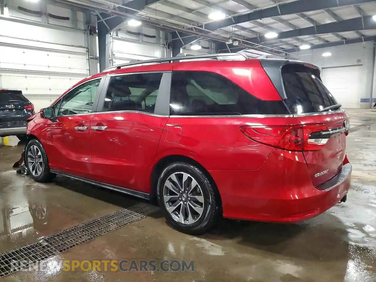 2 Фотография поврежденного автомобиля 5FNRL6H71NB043533 HONDA ODYSSEY 2022