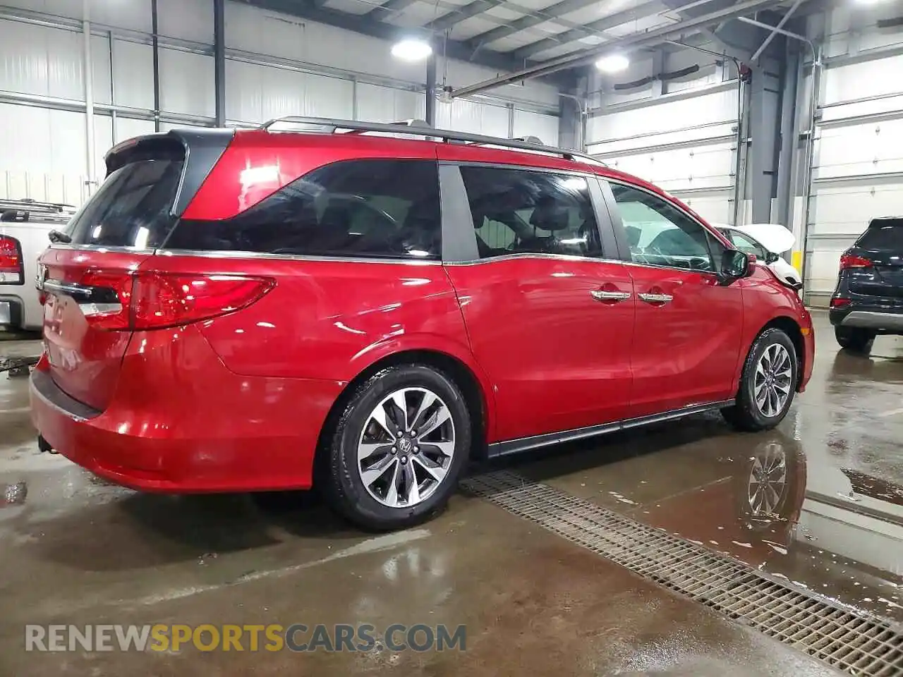 3 Фотография поврежденного автомобиля 5FNRL6H71NB043533 HONDA ODYSSEY 2022