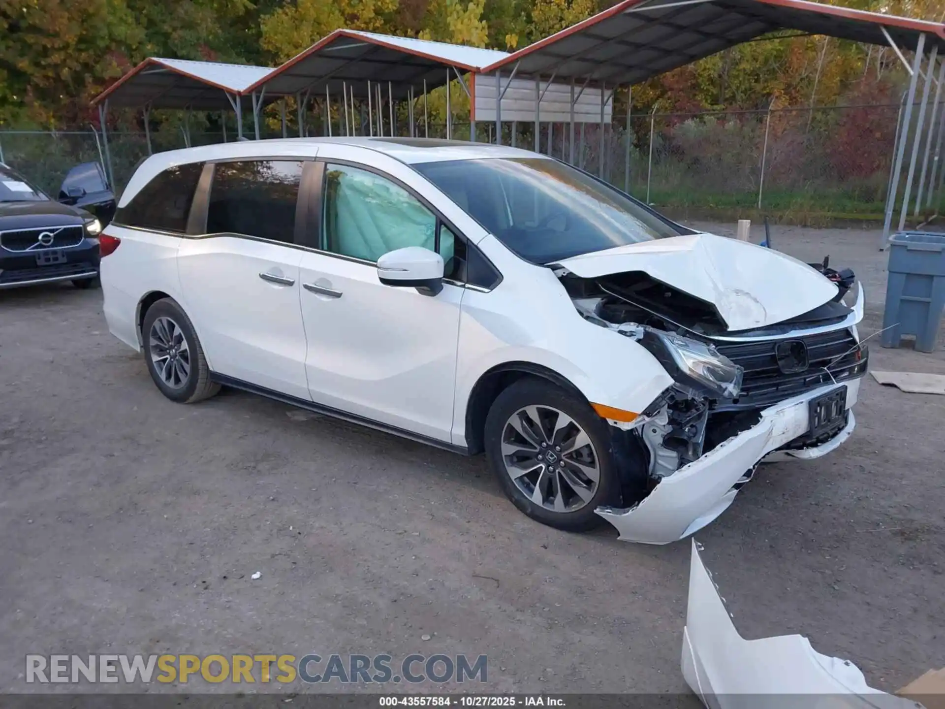 1 Photograph of a damaged car 5FNRL6H71NB052748 HONDA ODYSSEY 2022