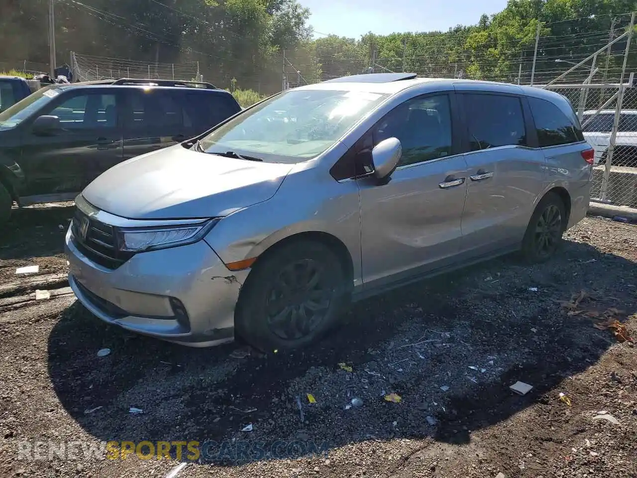 1 Фотография поврежденного автомобиля 5FNRL6H71NB059845 HONDA ODYSSEY 2022