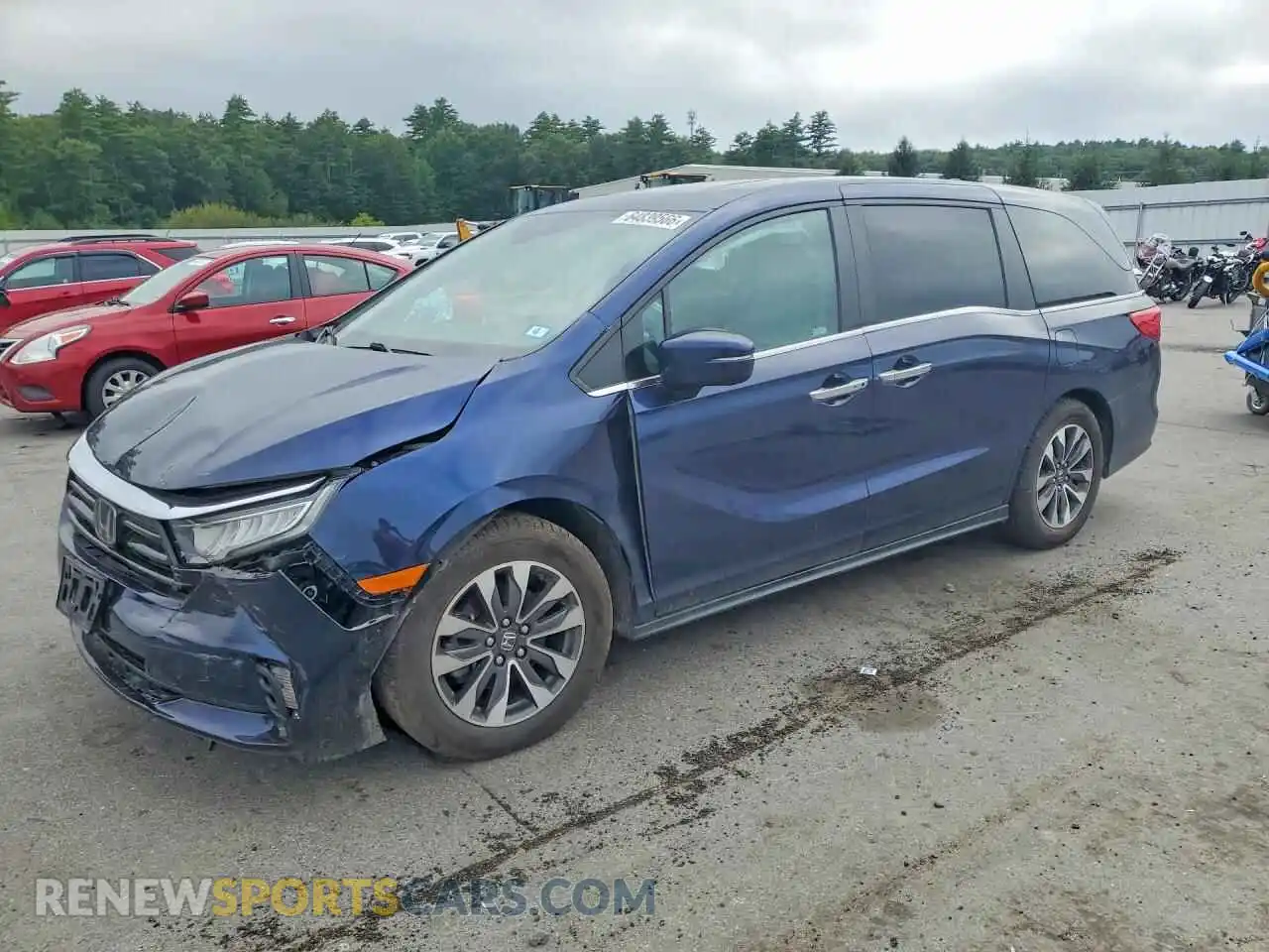 1 Фотография поврежденного автомобиля 5FNRL6H72NB006457 HONDA ODYSSEY 2022