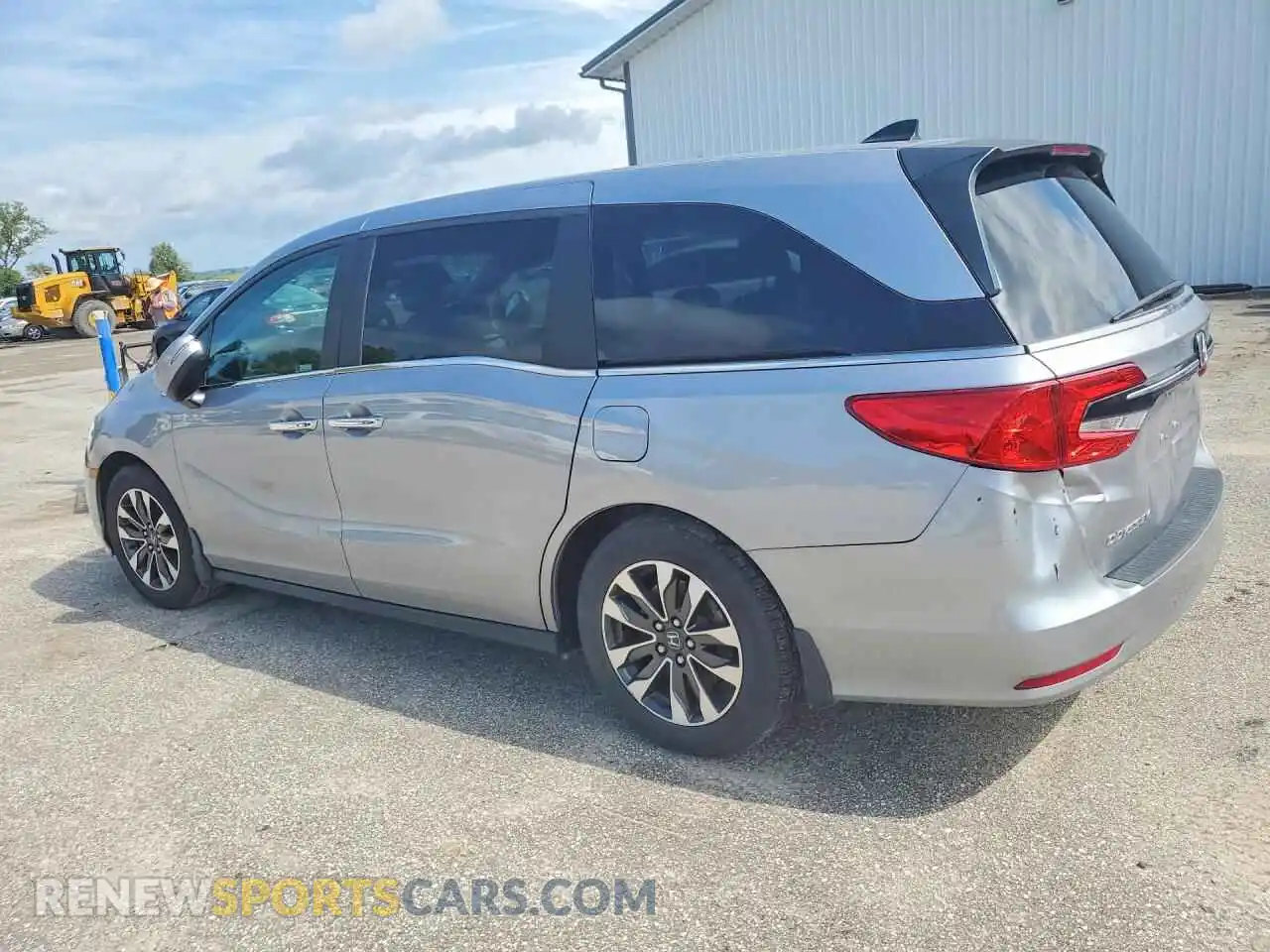 2 fotografías del automóvil dañado 5FNRL6H72NB040690 HONDA ODYSSEY 2022