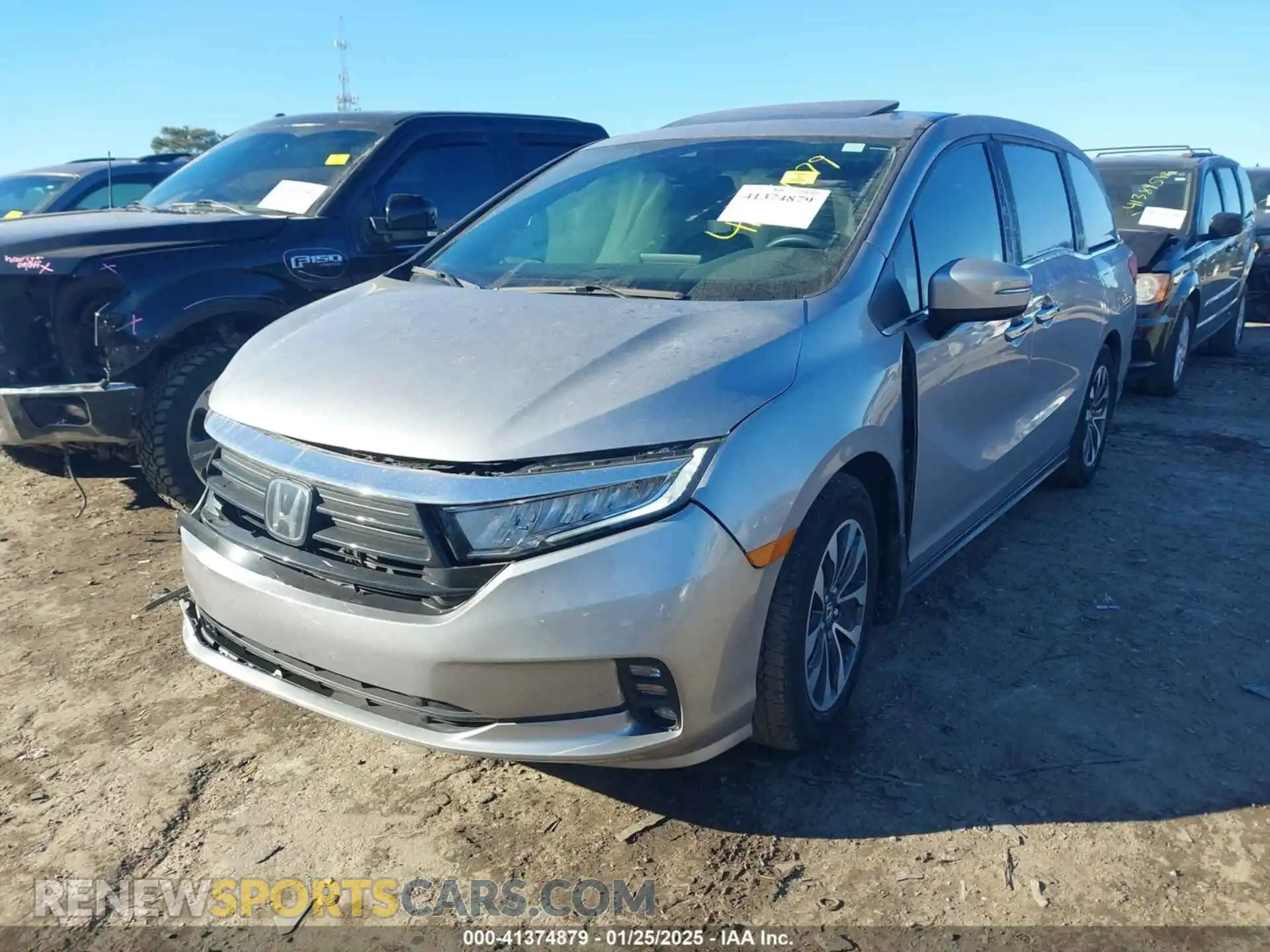 2 Photograph of a damaged car 5FNRL6H72NB045078 HONDA ODYSSEY 2022