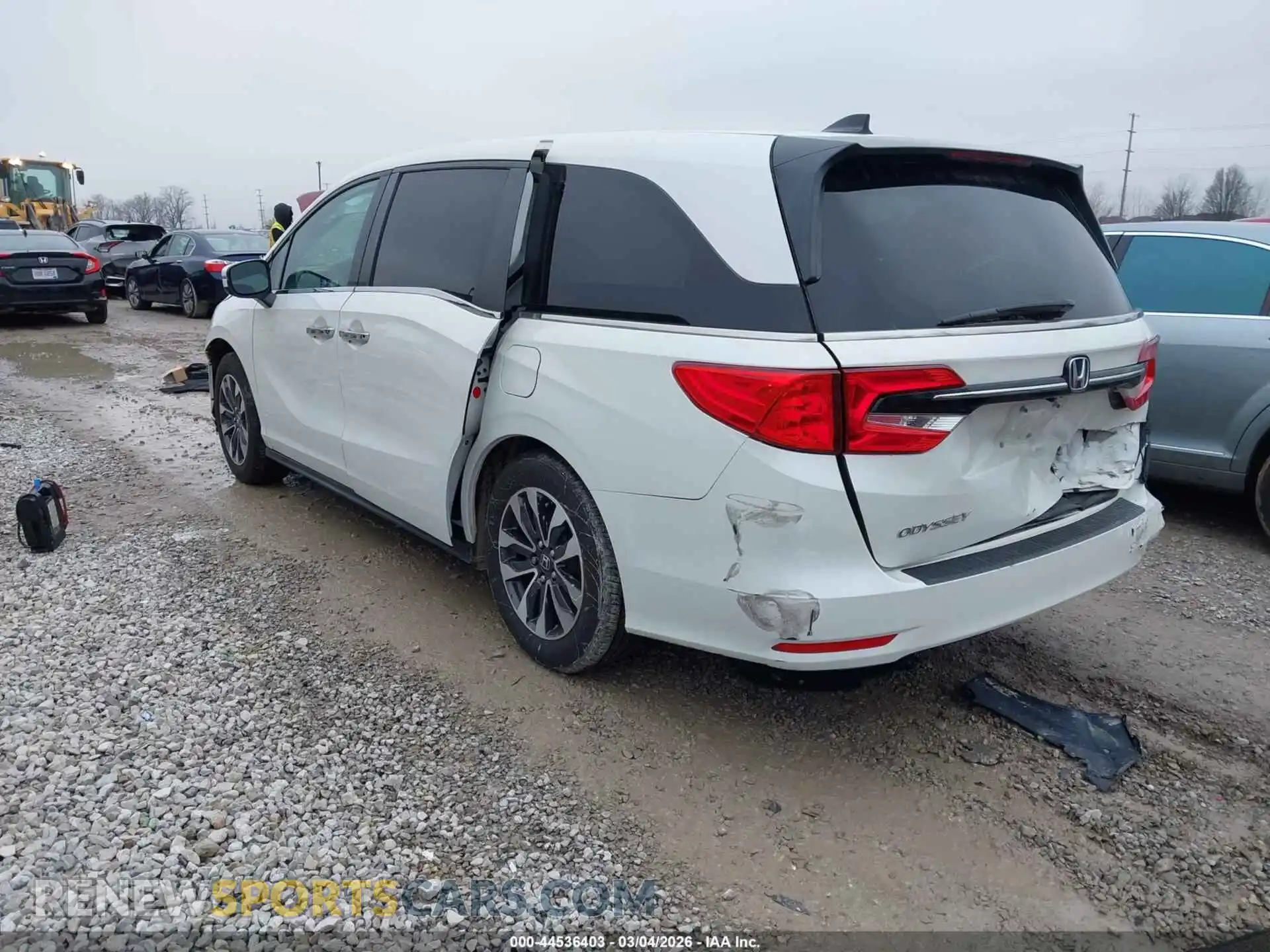 3 Photograph of a damaged car 5FNRL6H72NB052760 HONDA ODYSSEY 2022