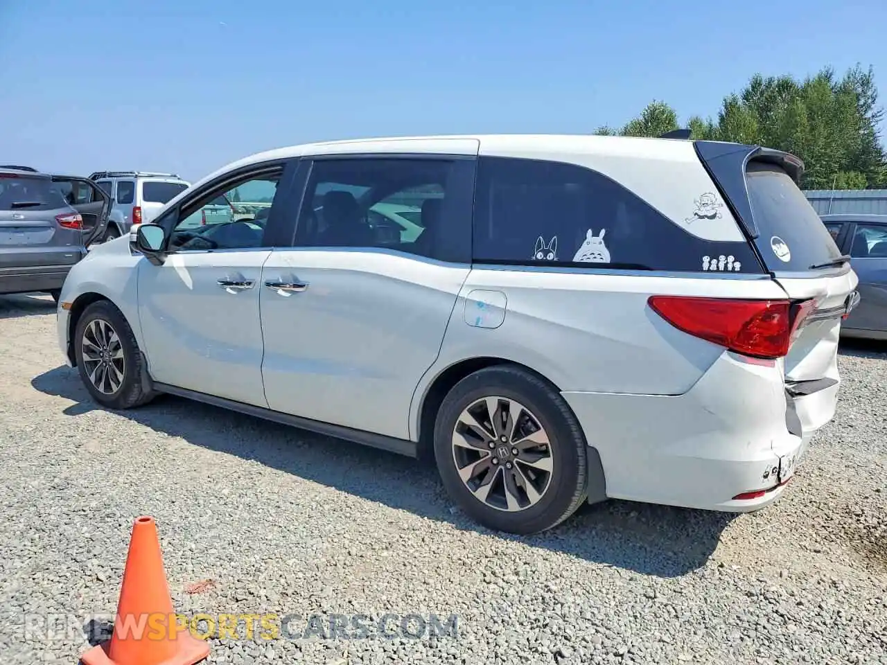 2 Фотография поврежденного автомобиля 5FNRL6H72NB053262 HONDA ODYSSEY 2022