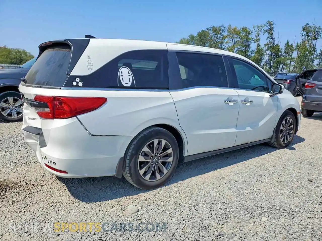3 Фотография поврежденного автомобиля 5FNRL6H72NB053262 HONDA ODYSSEY 2022