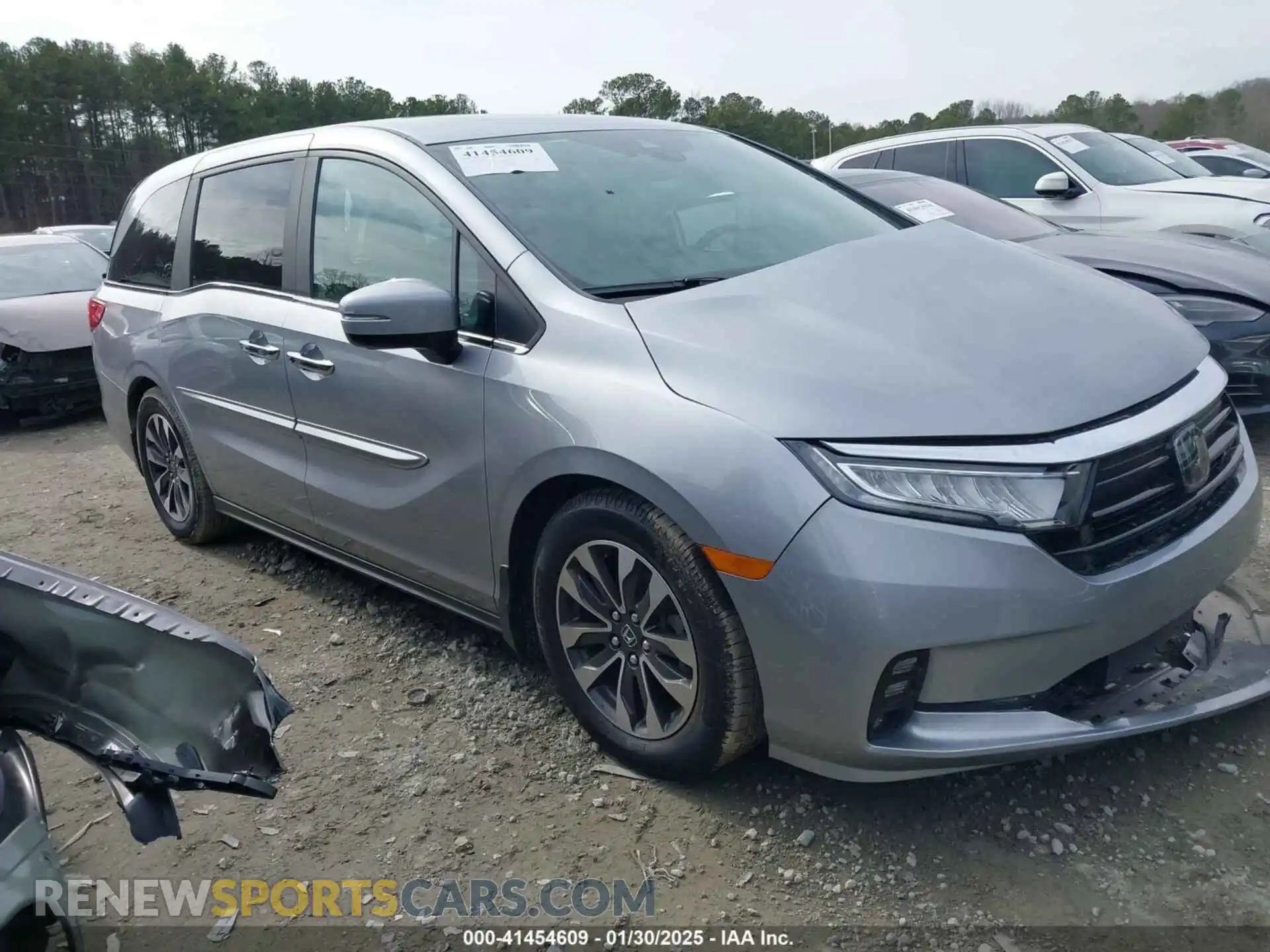 1 Photograph of a damaged car 5FNRL6H72NB059451 HONDA ODYSSEY 2022