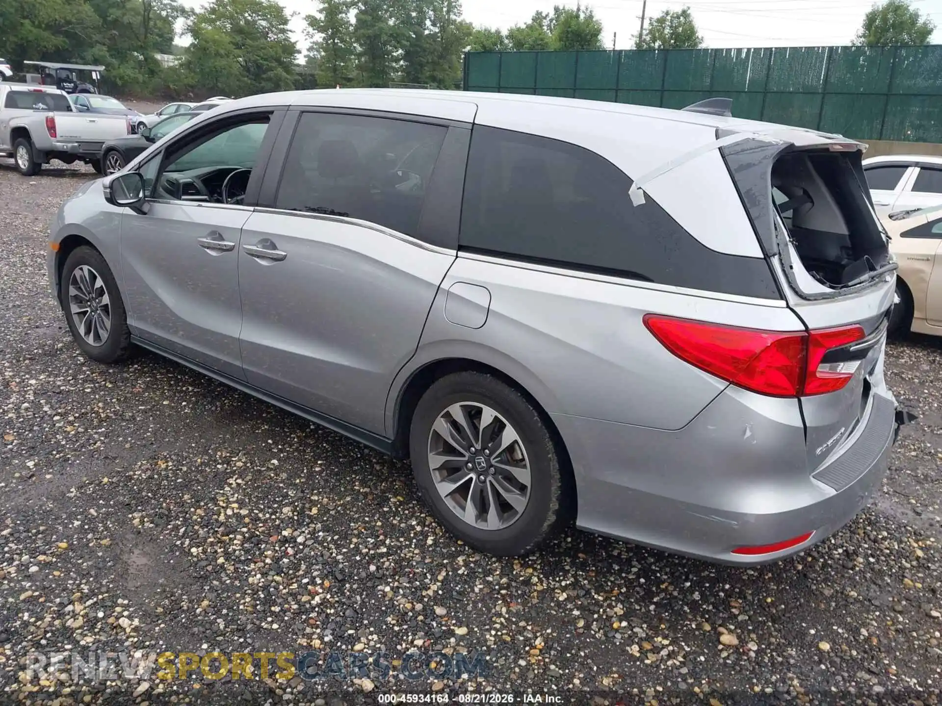 3 Фотография поврежденного автомобиля 5FNRL6H72NB059966 HONDA ODYSSEY 2022
