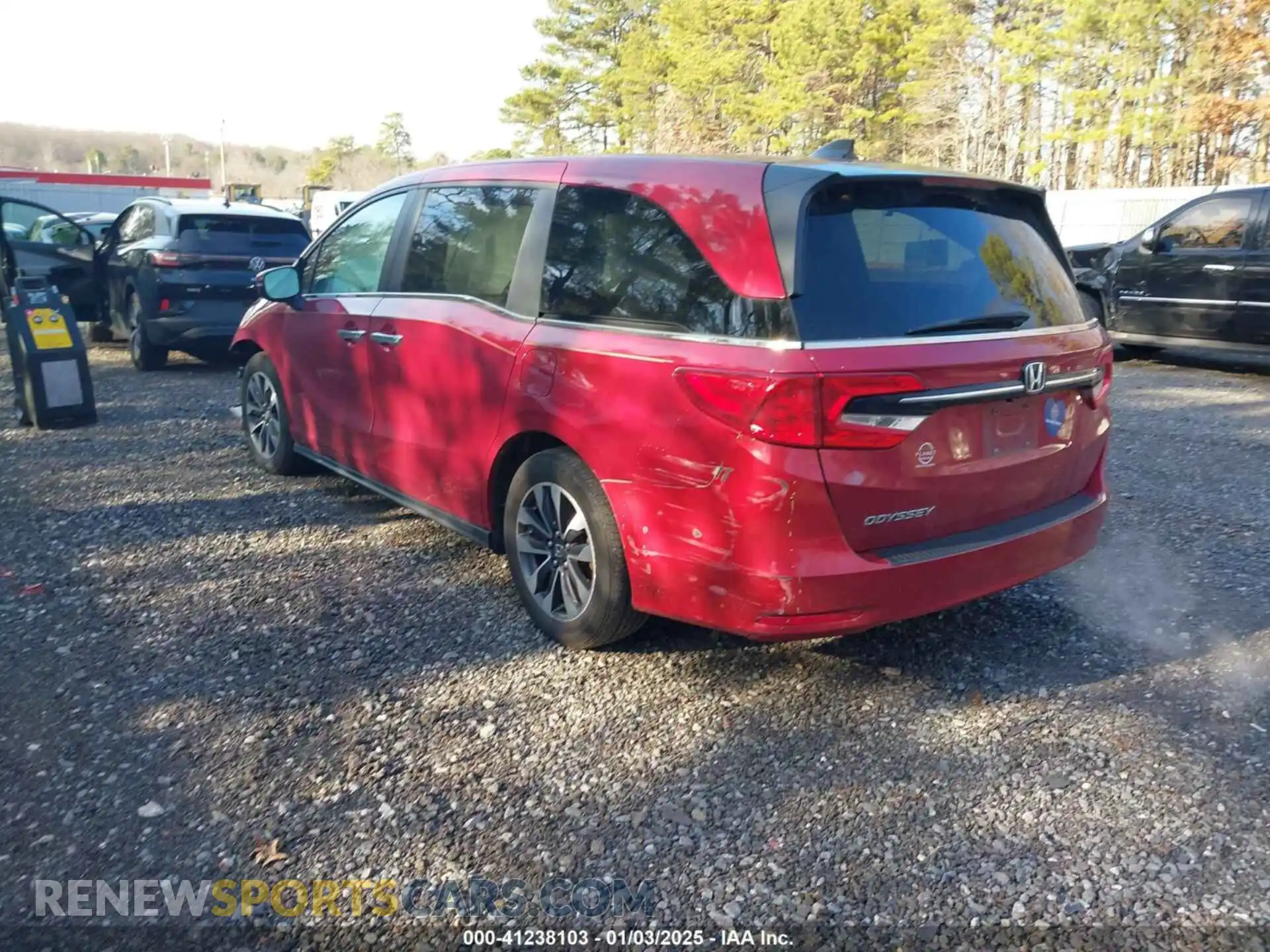 3 Photograph of a damaged car 5FNRL6H73NB034607 HONDA ODYSSEY 2022