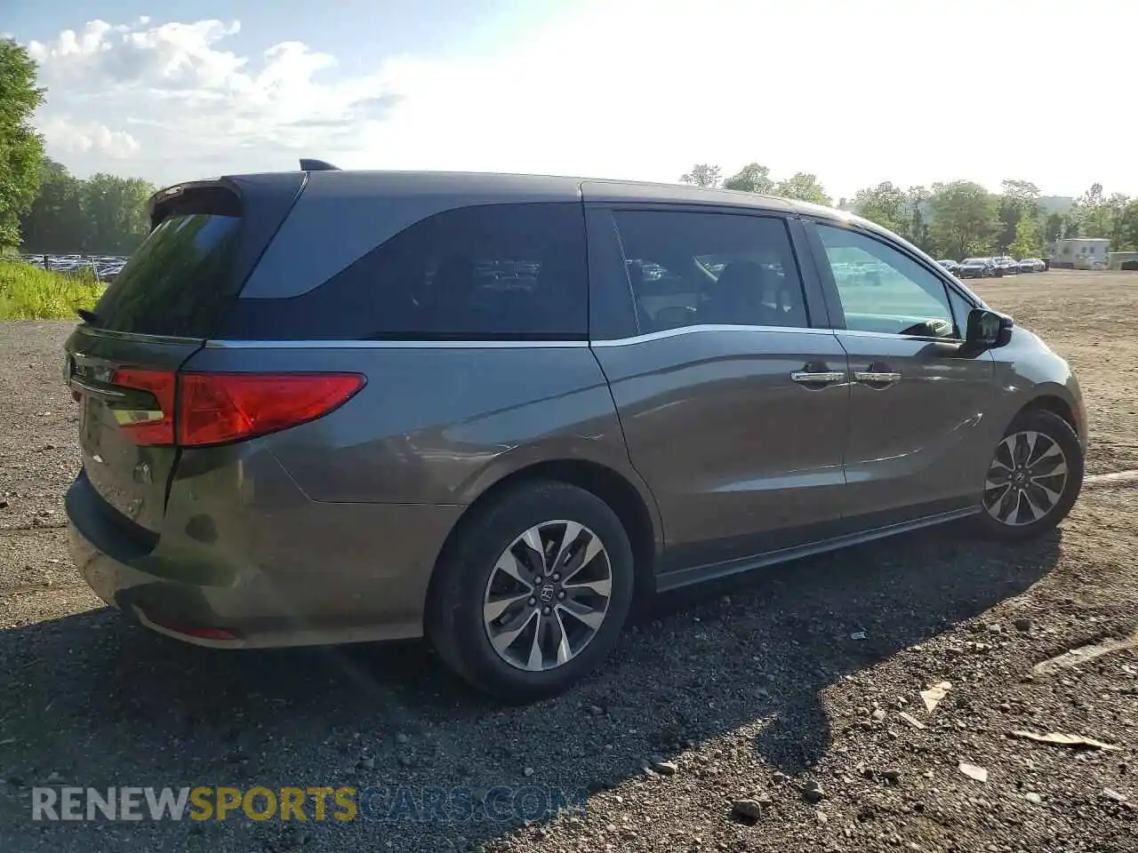 3 Фотография поврежденного автомобиля 5FNRL6H74NB021722 HONDA ODYSSEY 2022