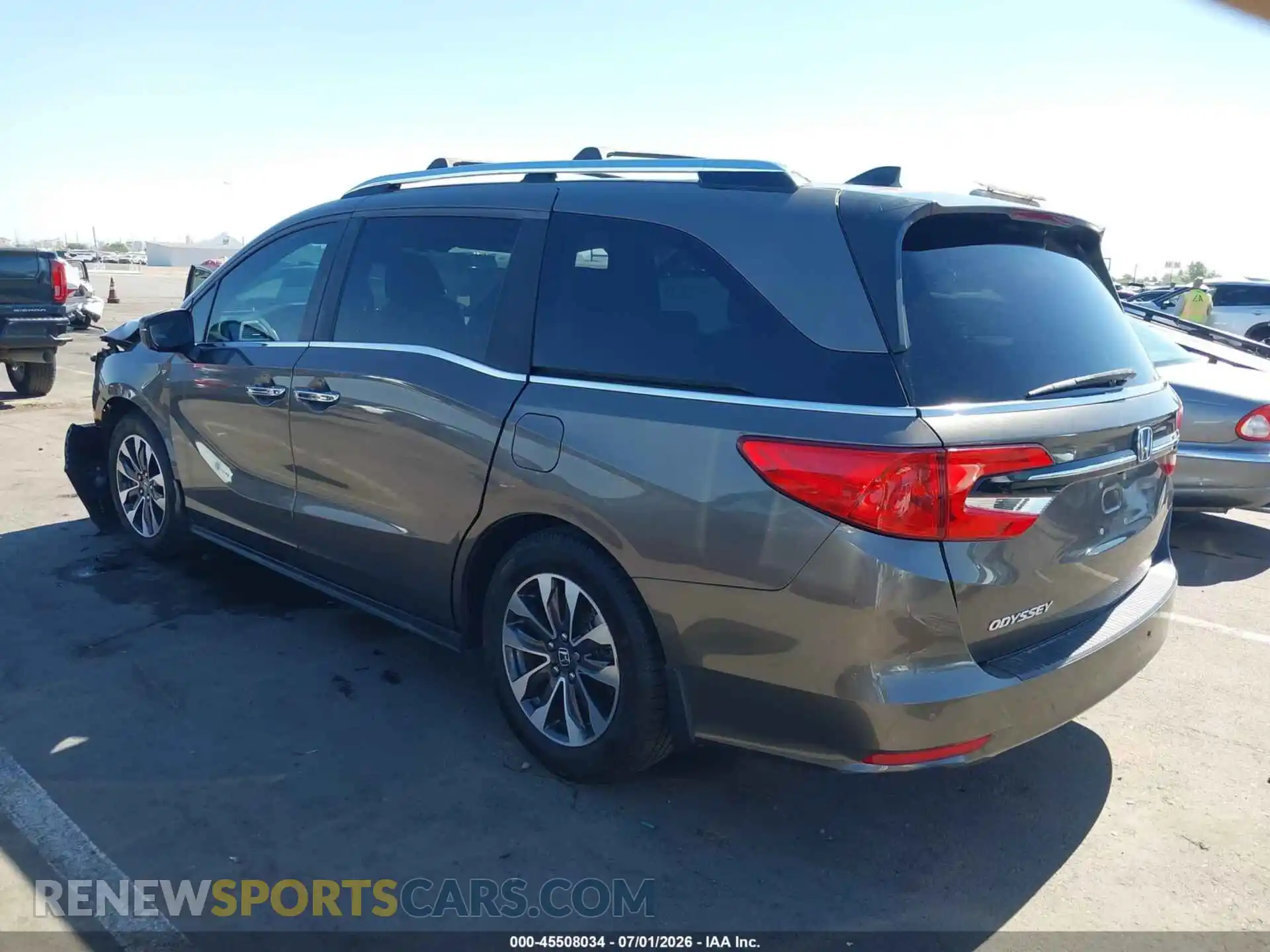 3 Фотография поврежденного автомобиля 5FNRL6H74NB031537 HONDA ODYSSEY 2022