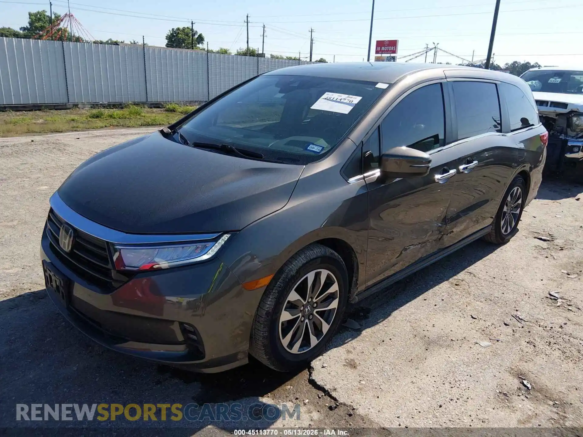 2 Photograph of a damaged car 5FNRL6H74NB033787 HONDA ODYSSEY 2022