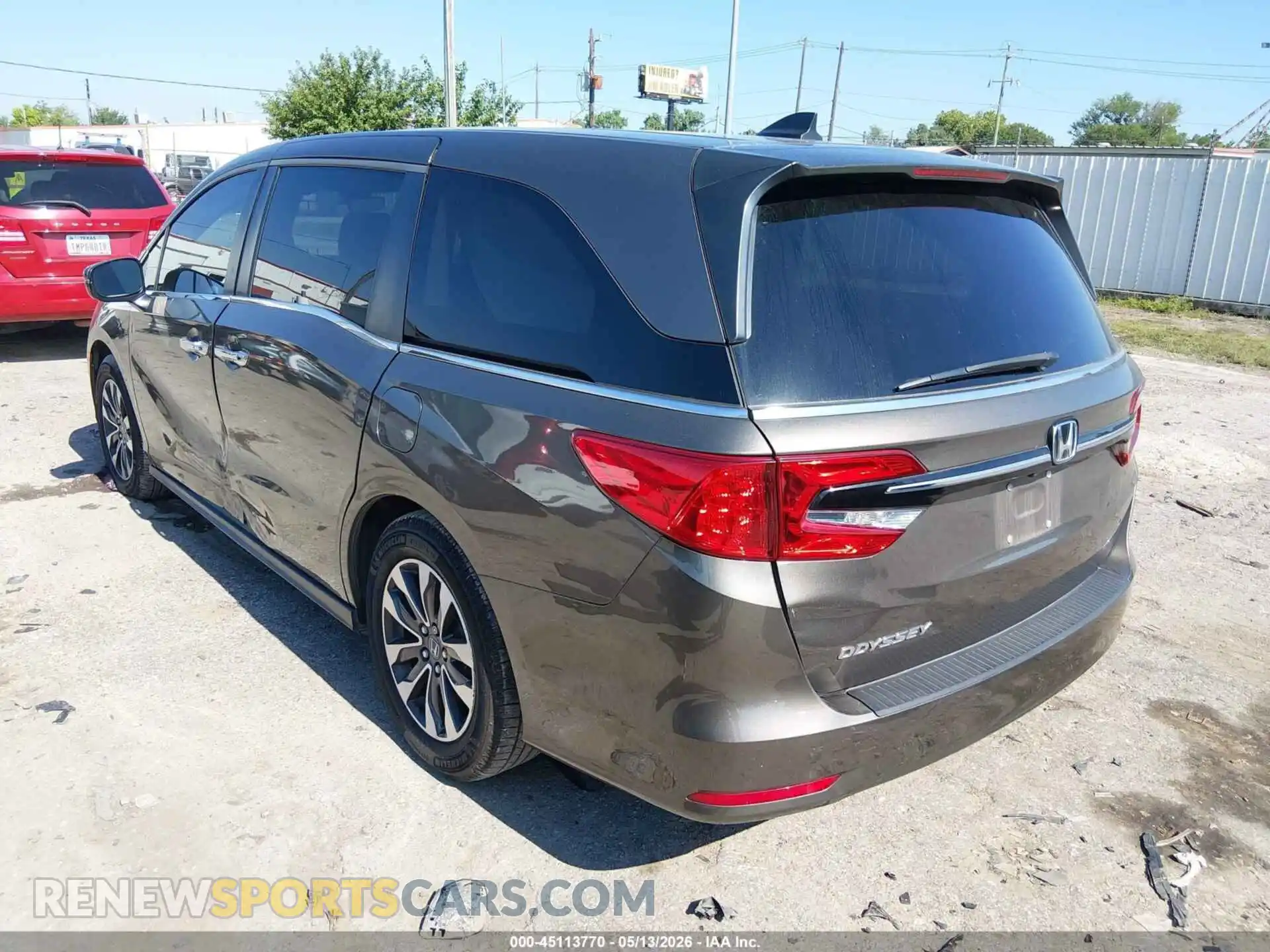 3 Photograph of a damaged car 5FNRL6H74NB033787 HONDA ODYSSEY 2022