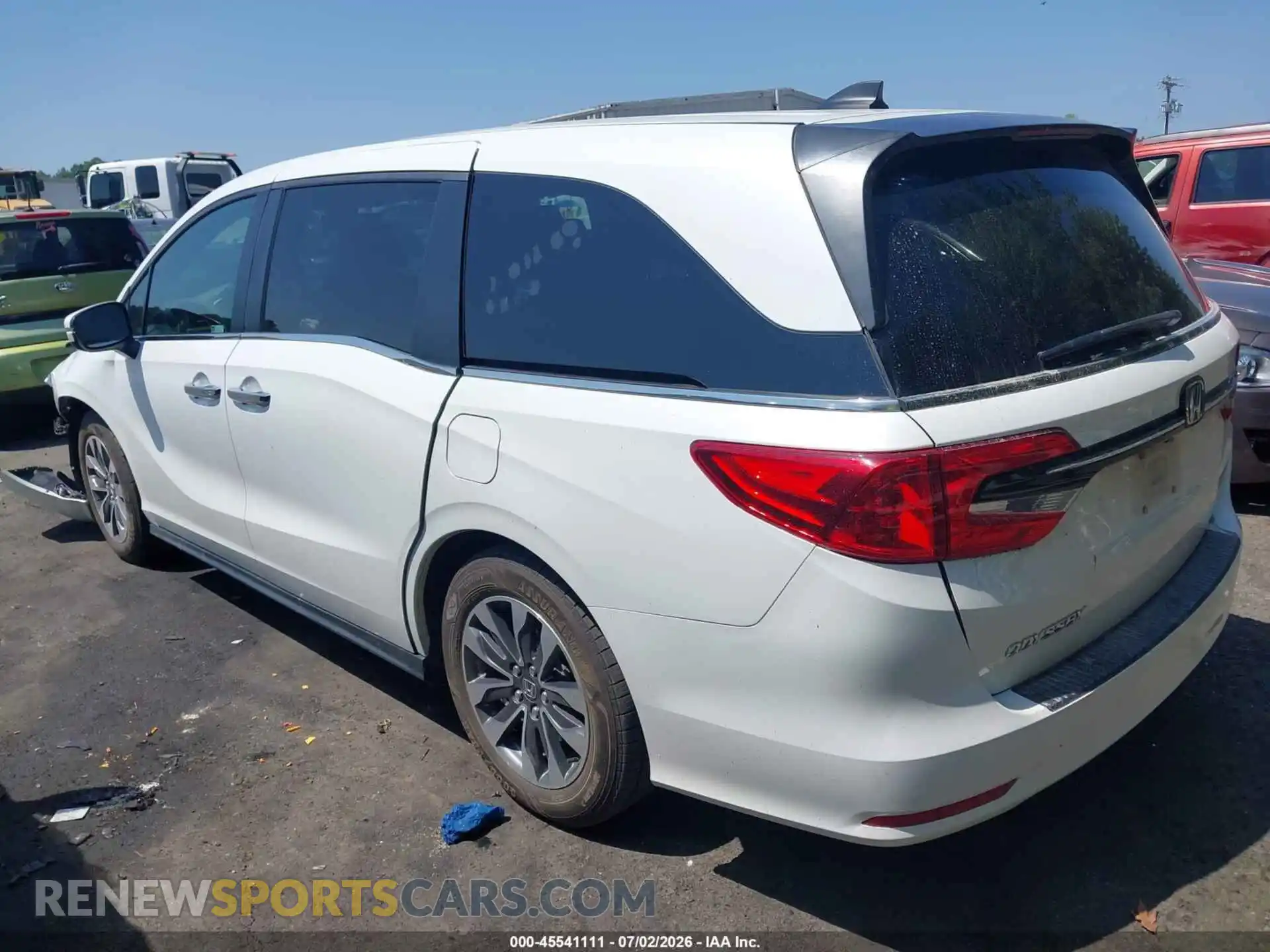 3 Фотография поврежденного автомобиля 5FNRL6H75NB011412 HONDA ODYSSEY 2022