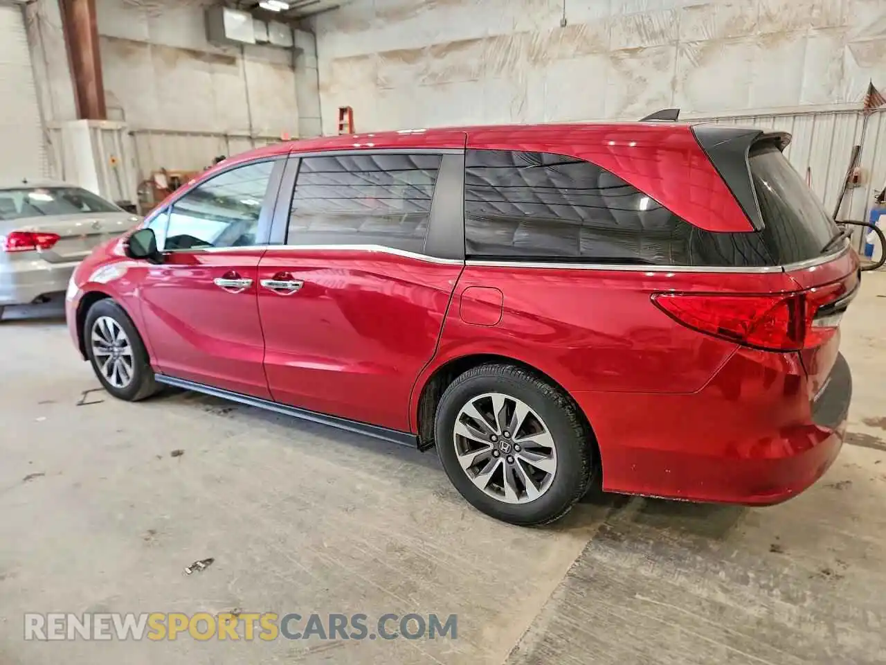 2 fotografías del automóvil dañado 5FNRL6H75NB022233 HONDA ODYSSEY 2022