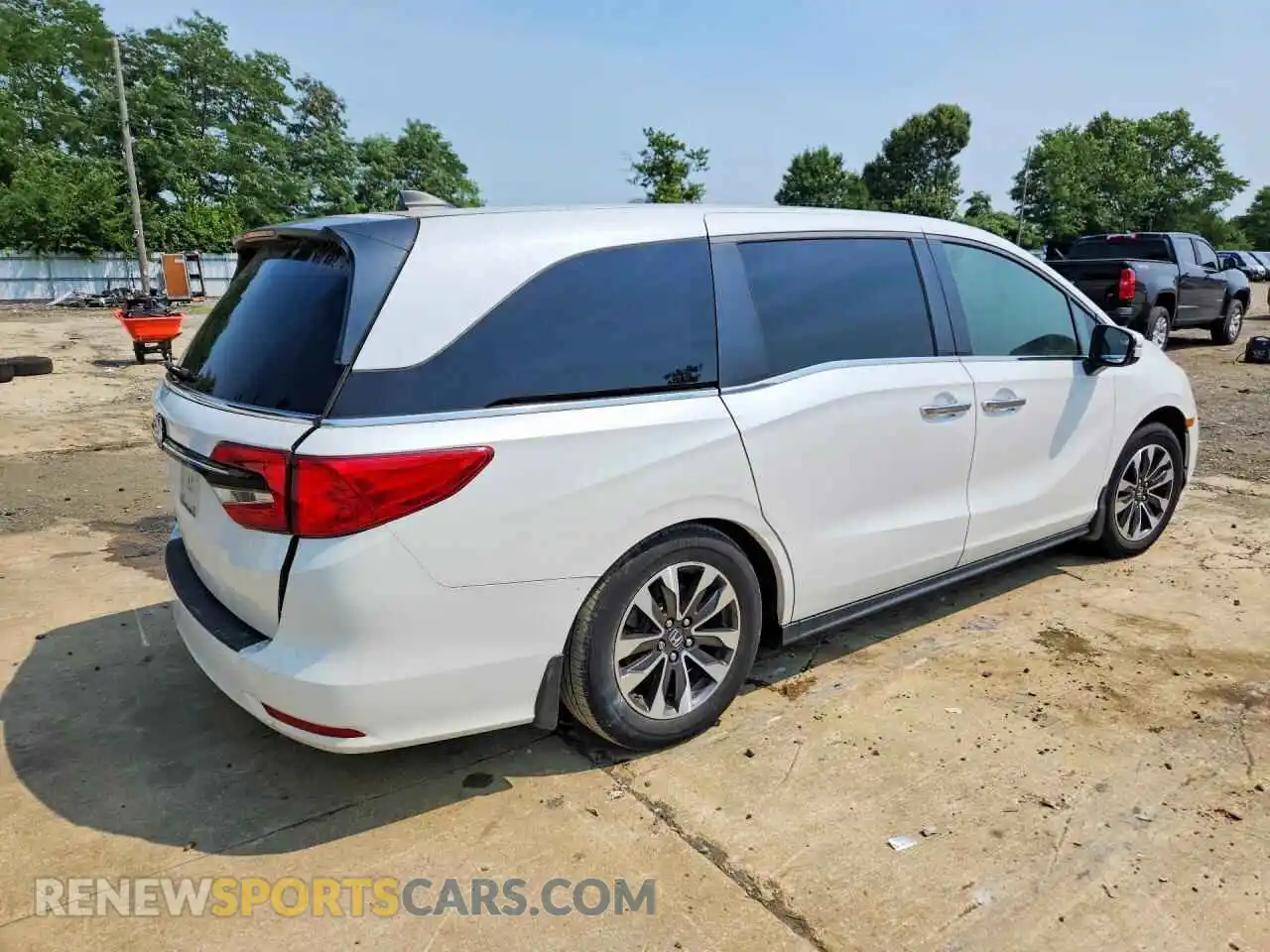 3 Фотография поврежденного автомобиля 5FNRL6H75NB027464 HONDA ODYSSEY 2022