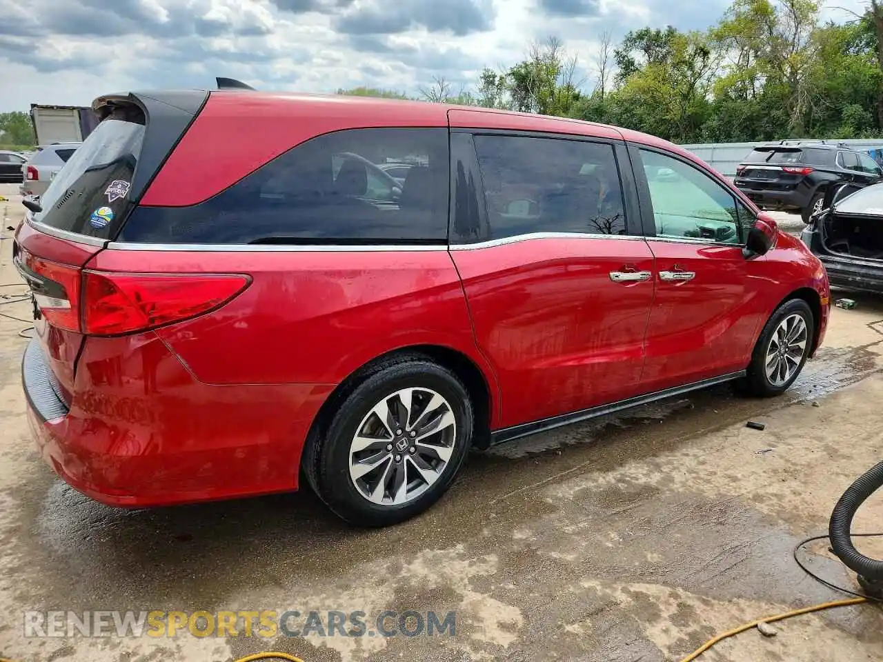 3 Фотография поврежденного автомобиля 5FNRL6H75NB053594 HONDA ODYSSEY 2022