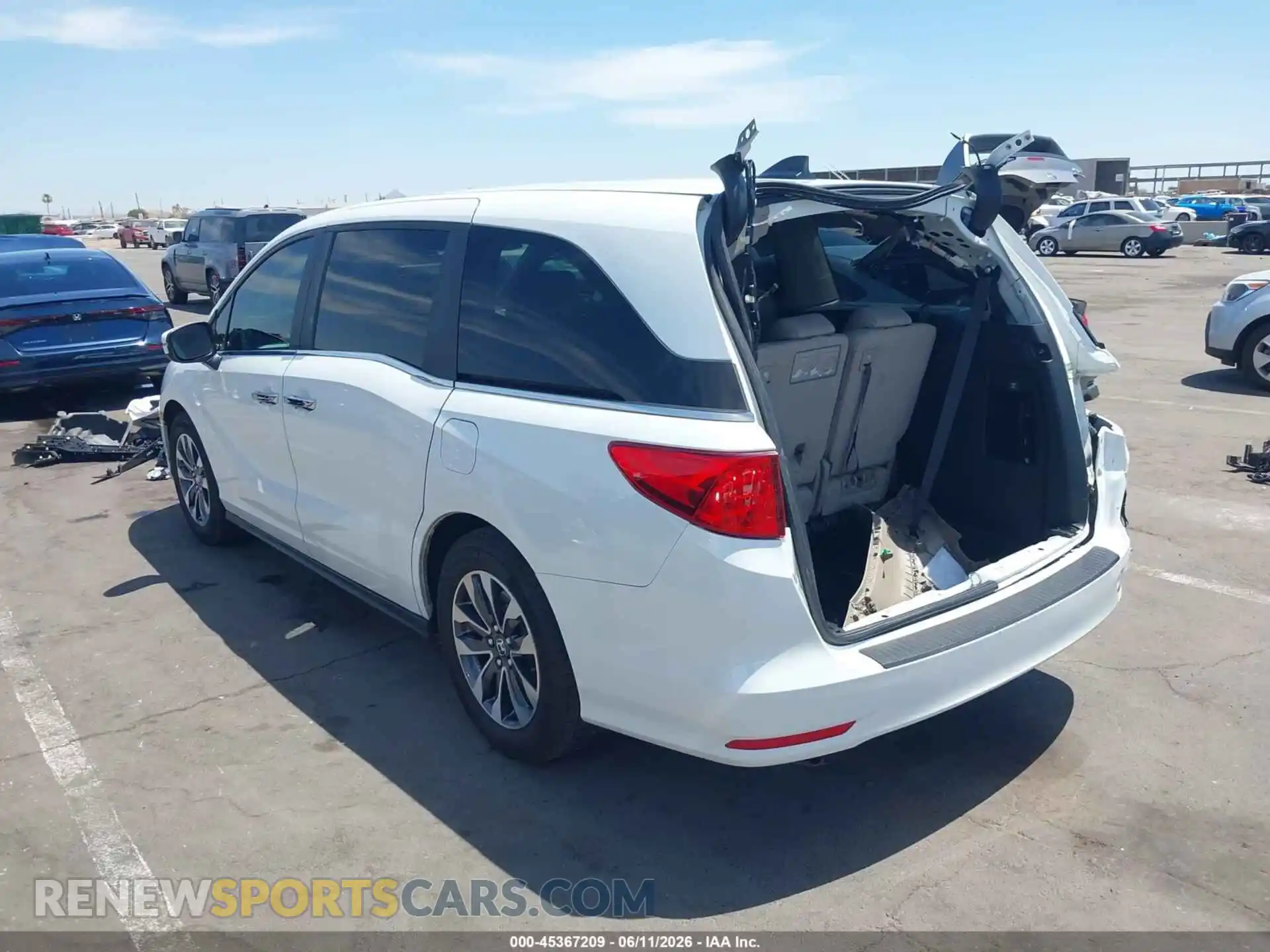 3 Фотография поврежденного автомобиля 5FNRL6H75NB065552 HONDA ODYSSEY 2022