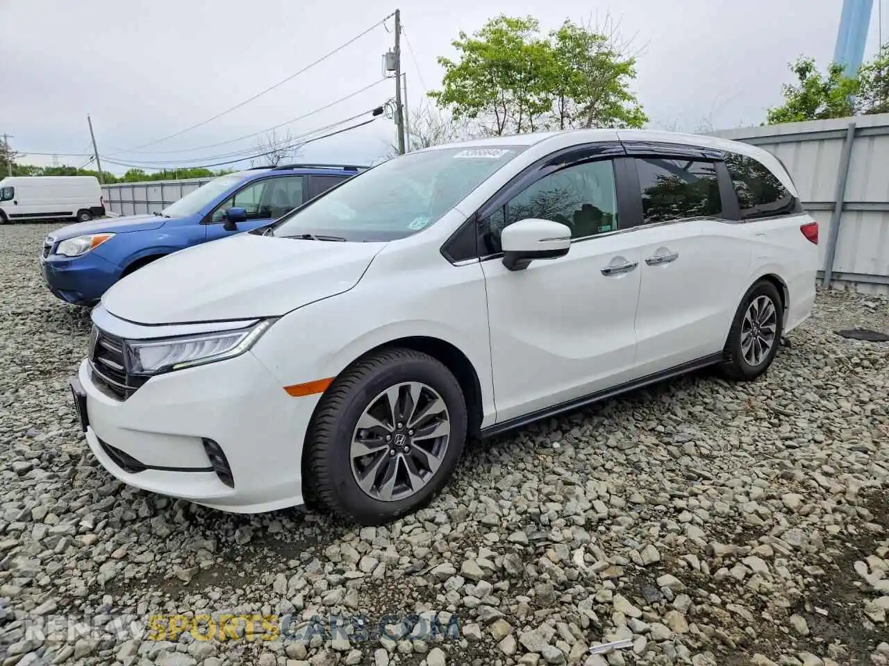 1 Фотография поврежденного автомобиля 5FNRL6H76NB002136 HONDA ODYSSEY 2022