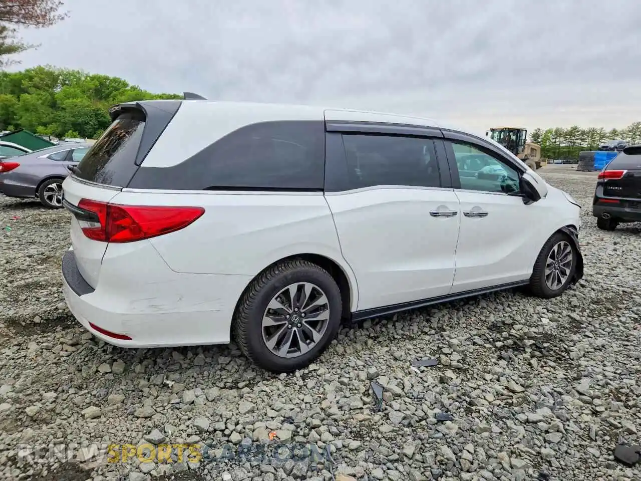 3 Фотография поврежденного автомобиля 5FNRL6H76NB002136 HONDA ODYSSEY 2022
