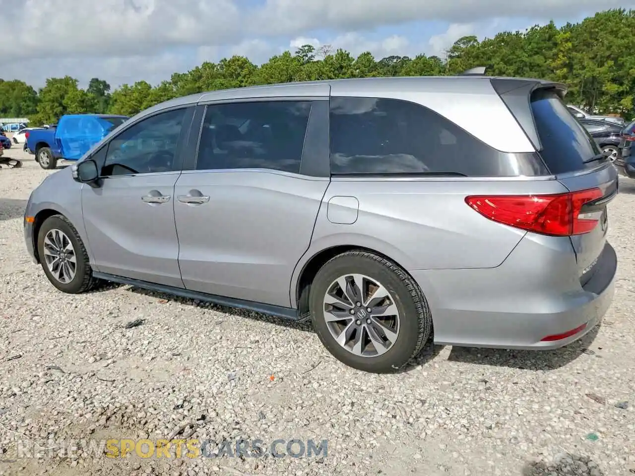 2 Фотография поврежденного автомобиля 5FNRL6H76NB013184 HONDA ODYSSEY 2022