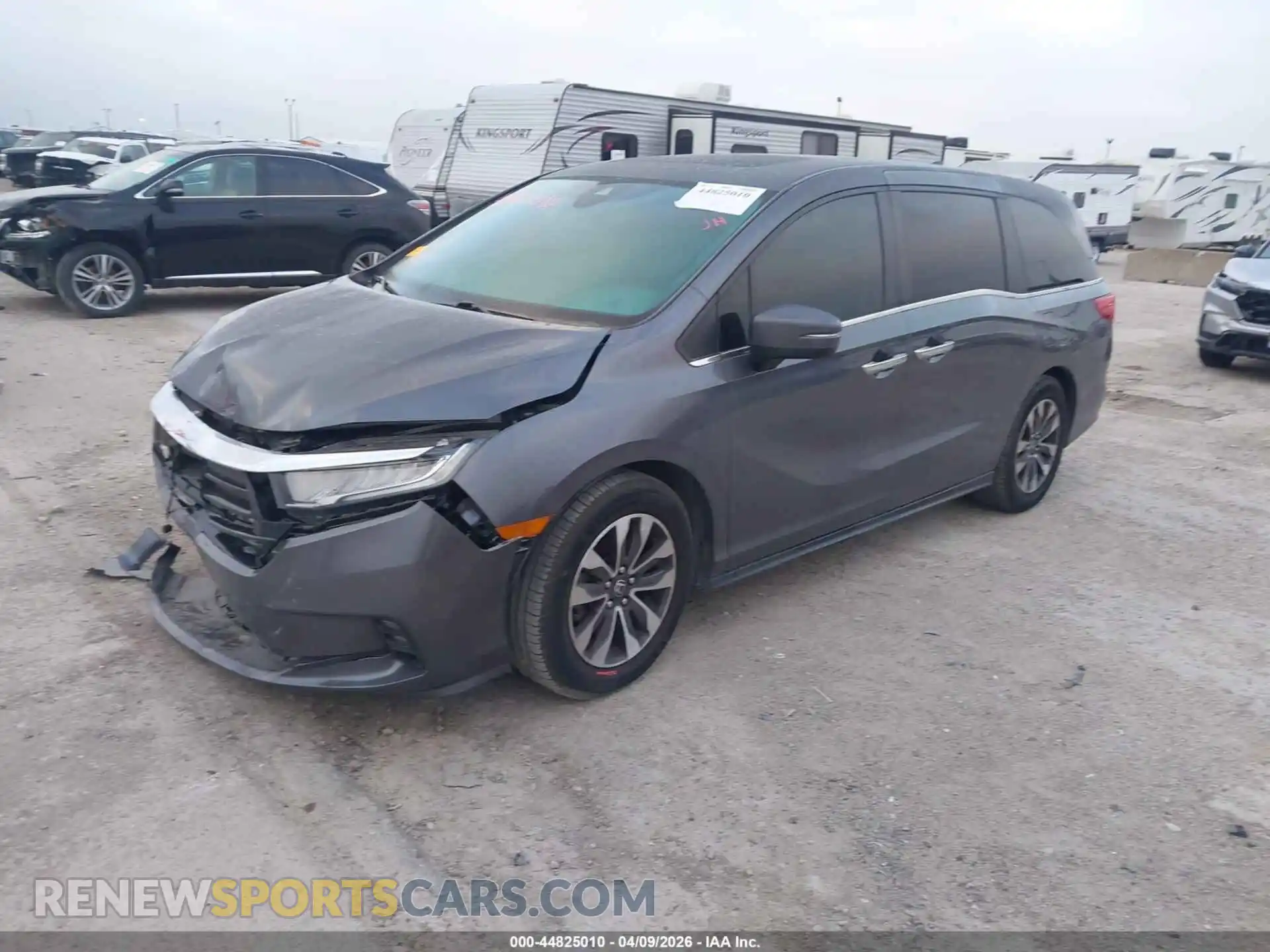 2 Photograph of a damaged car 5FNRL6H76NB018319 HONDA ODYSSEY 2022
