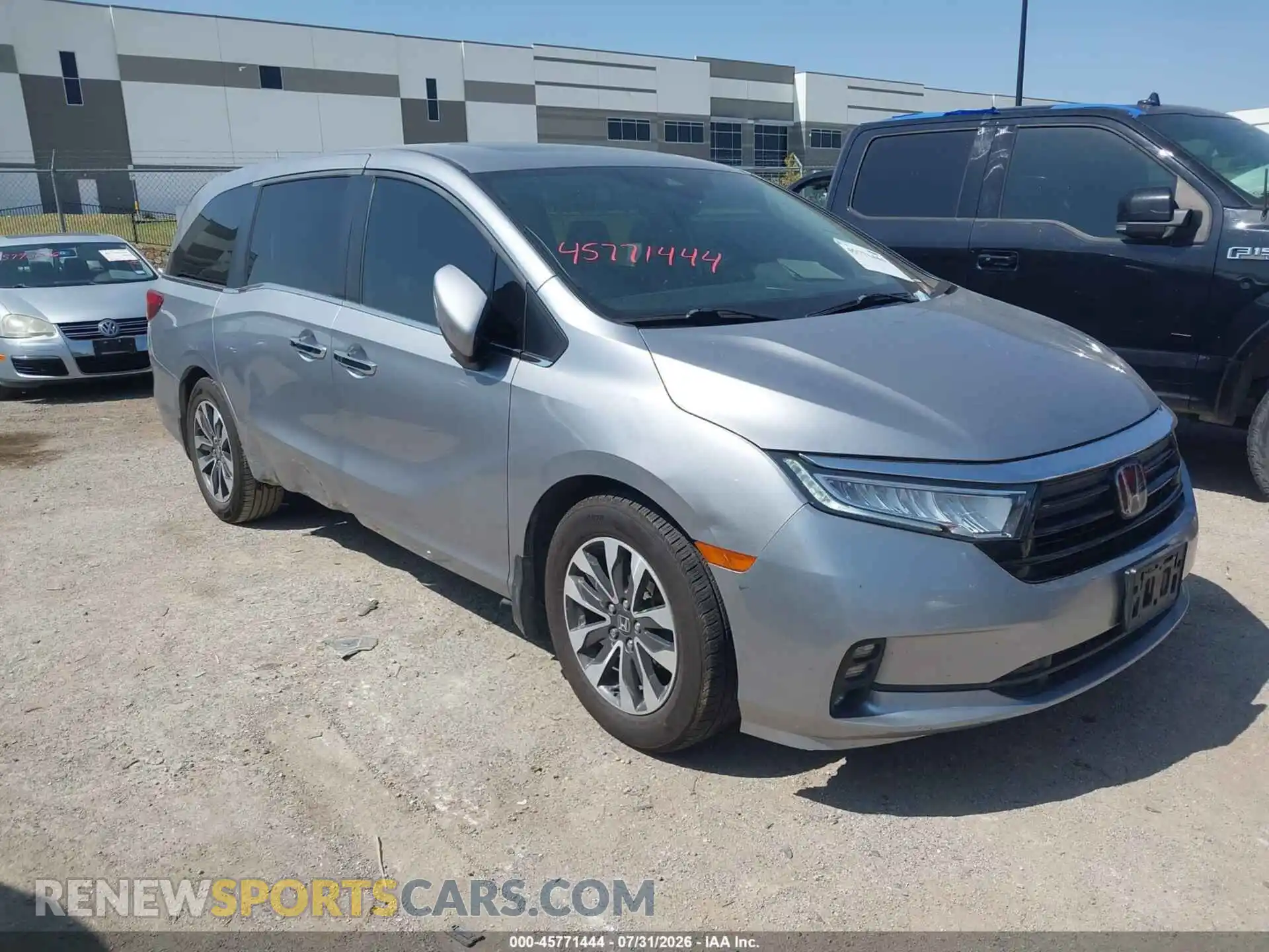1 Фотография поврежденного автомобиля 5FNRL6H76NB028493 HONDA ODYSSEY 2022