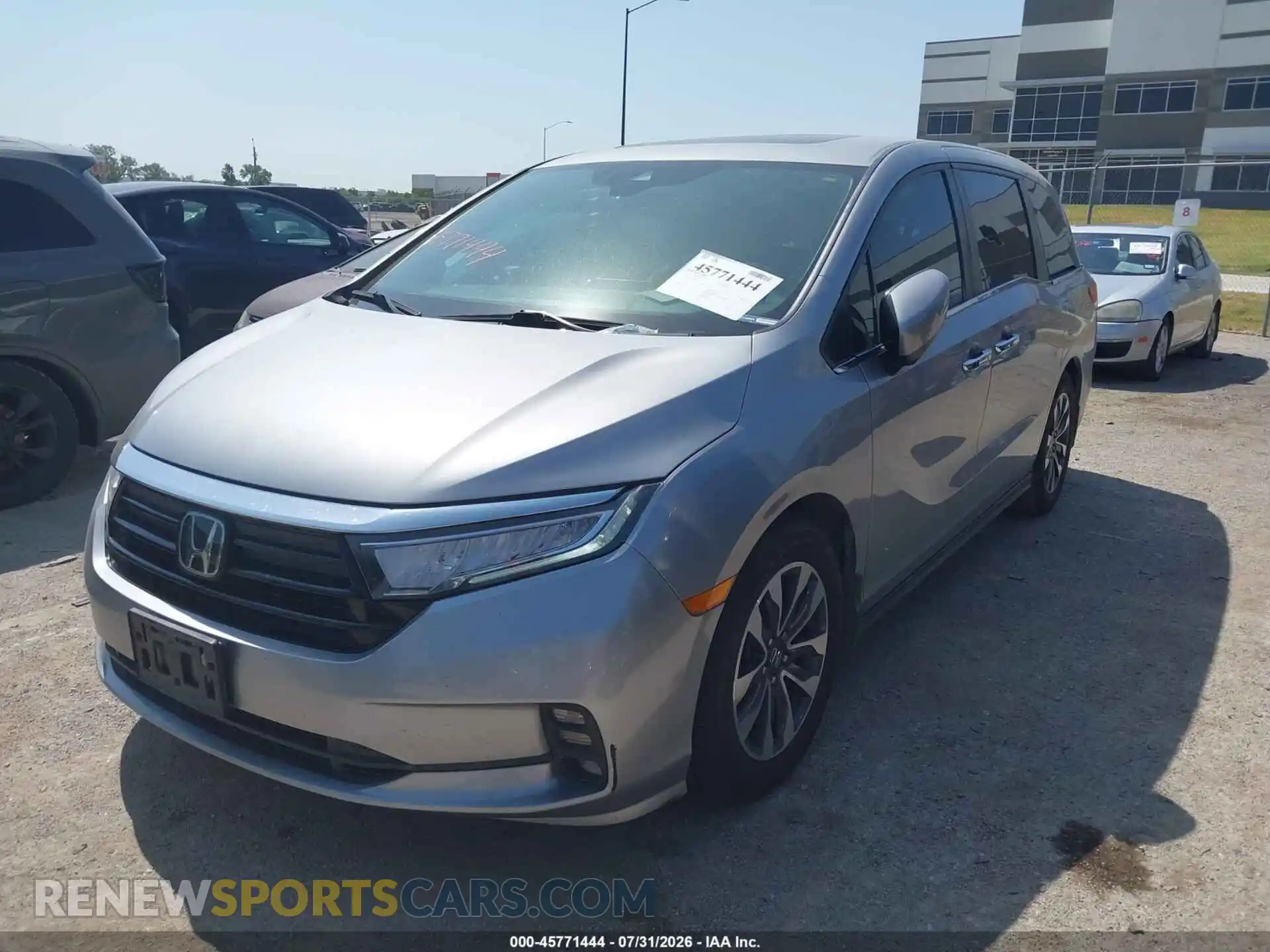 2 Фотография поврежденного автомобиля 5FNRL6H76NB028493 HONDA ODYSSEY 2022