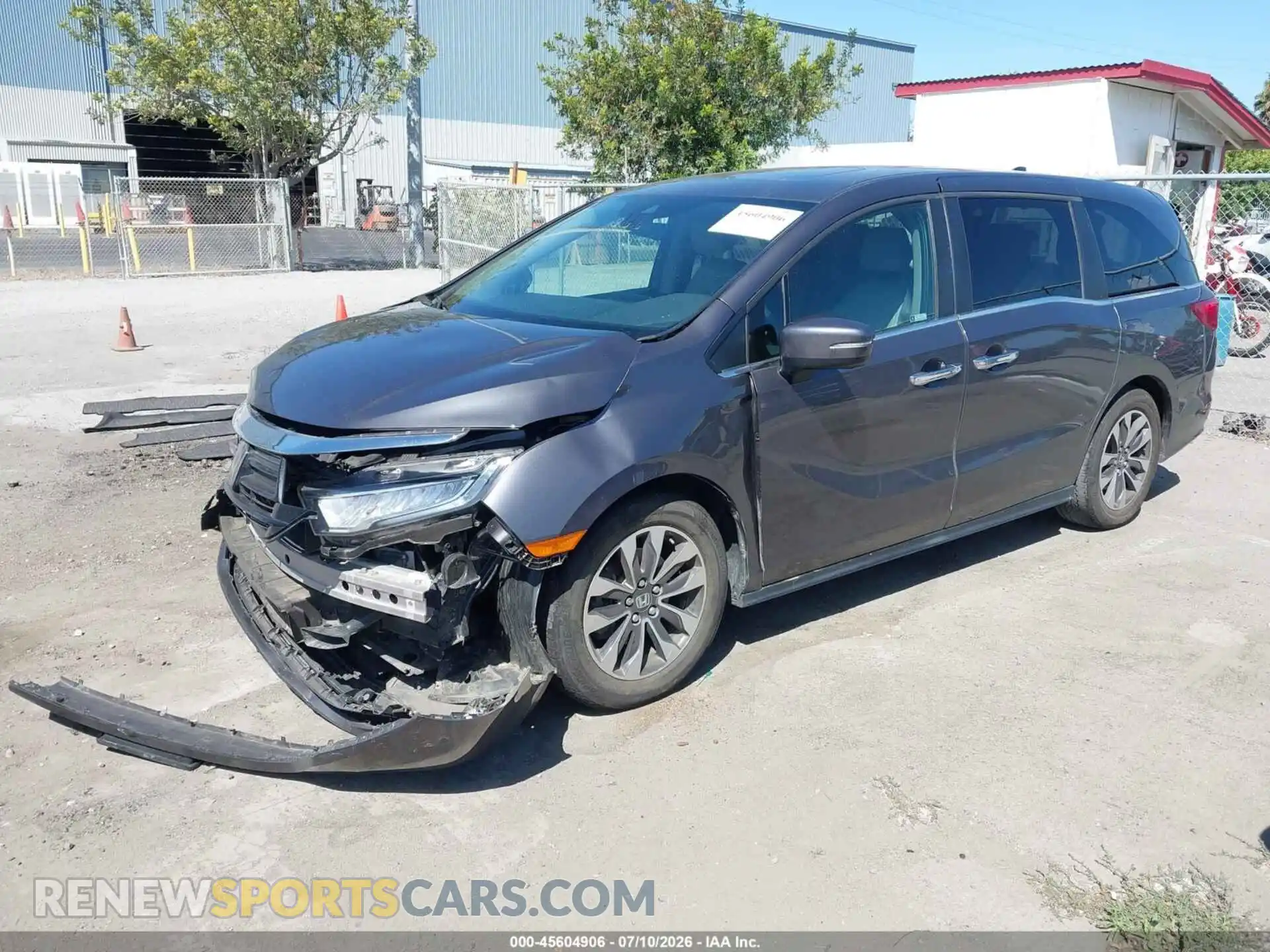 2 Фотография поврежденного автомобиля 5FNRL6H76NB029479 HONDA ODYSSEY 2022