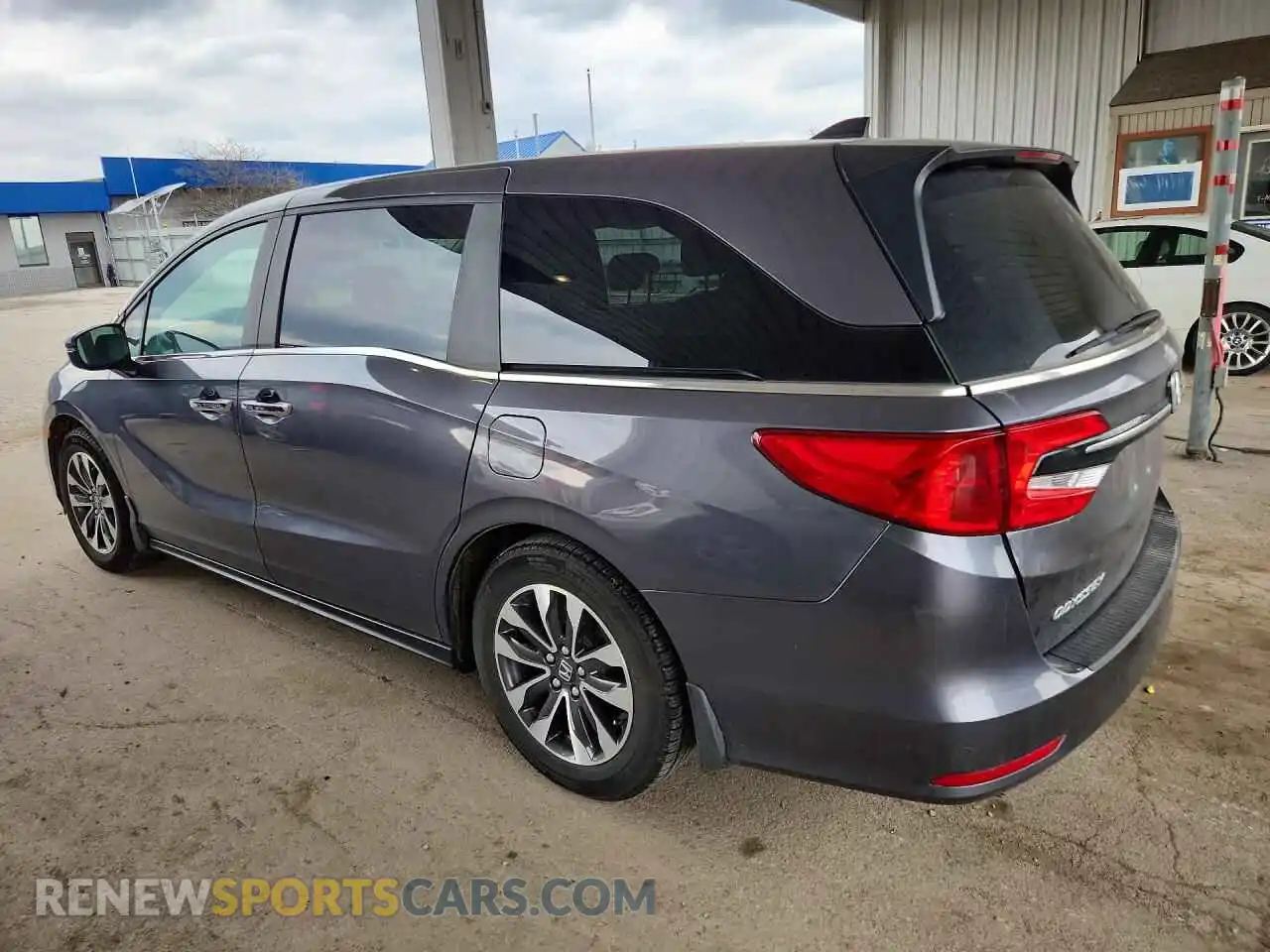 2 fotografías del automóvil dañado 5FNRL6H76NB047626 HONDA ODYSSEY 2022