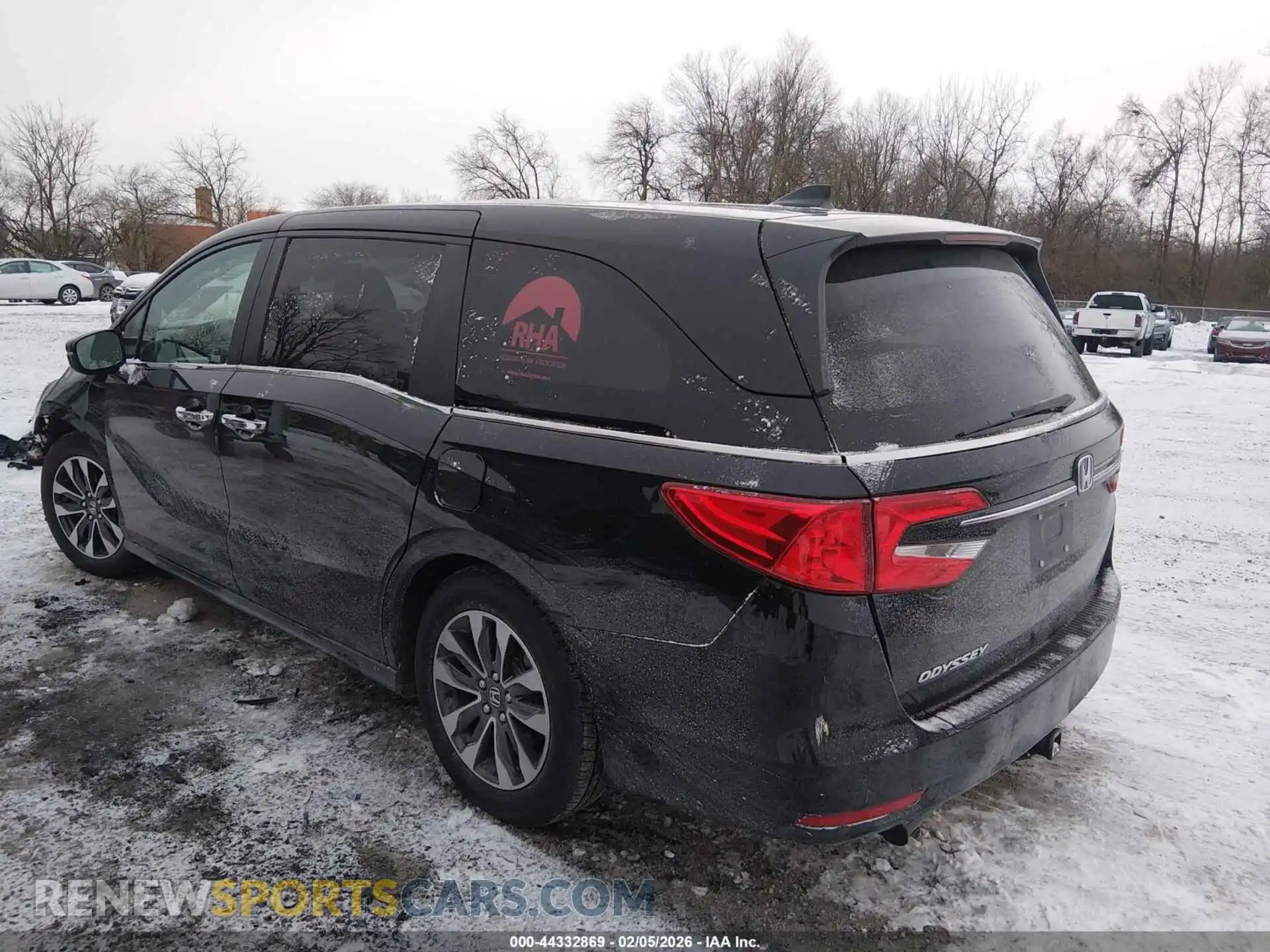 3 Фотография поврежденного автомобиля 5FNRL6H76NB050736 HONDA ODYSSEY 2022