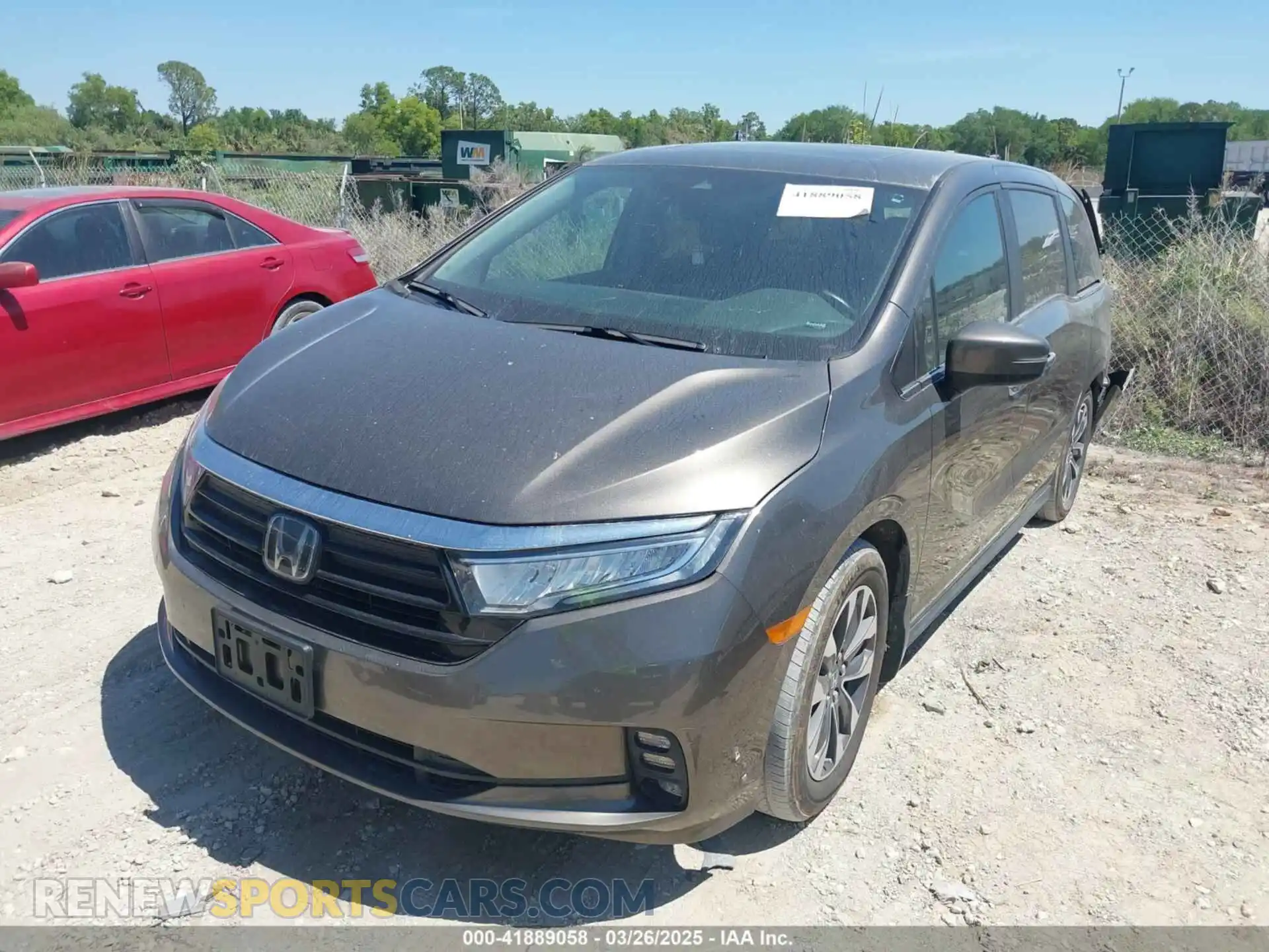 2 Photograph of a damaged car 5FNRL6H76NB052194 HONDA ODYSSEY 2022
