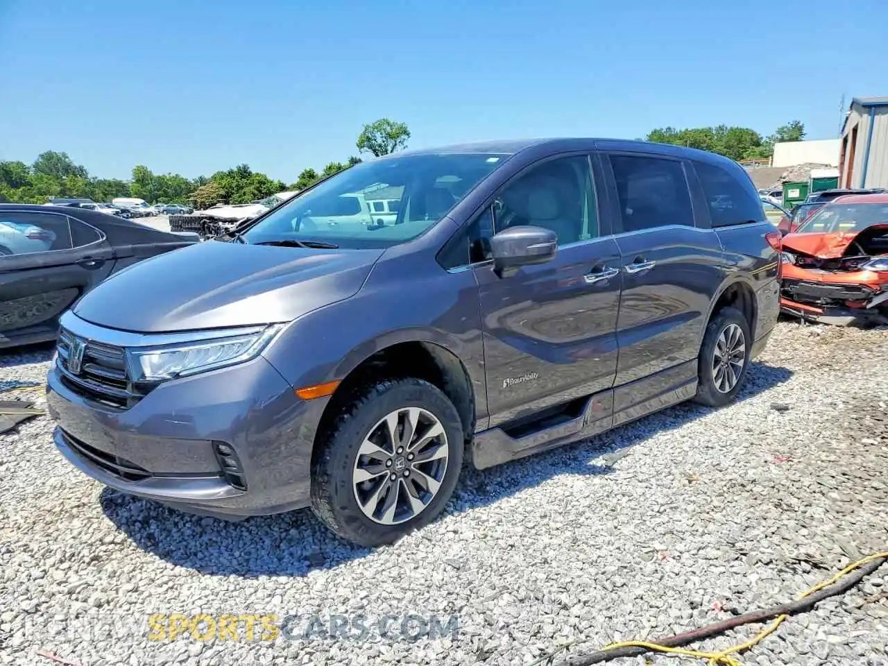 1 Фотография поврежденного автомобиля 5FNRL6H76NB062420 HONDA ODYSSEY 2022
