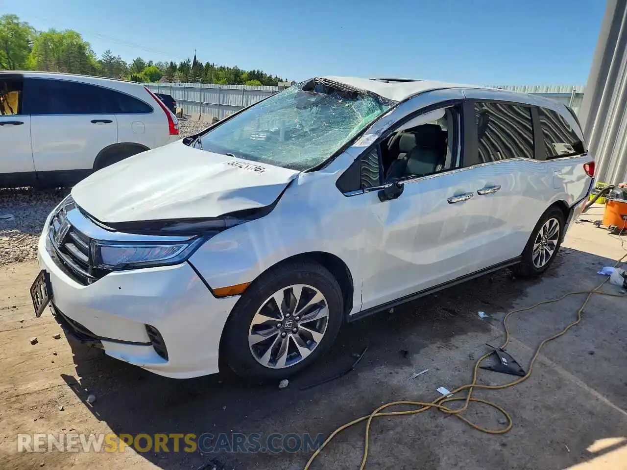 1 Фотография поврежденного автомобиля 5FNRL6H77NB006342 HONDA ODYSSEY 2022