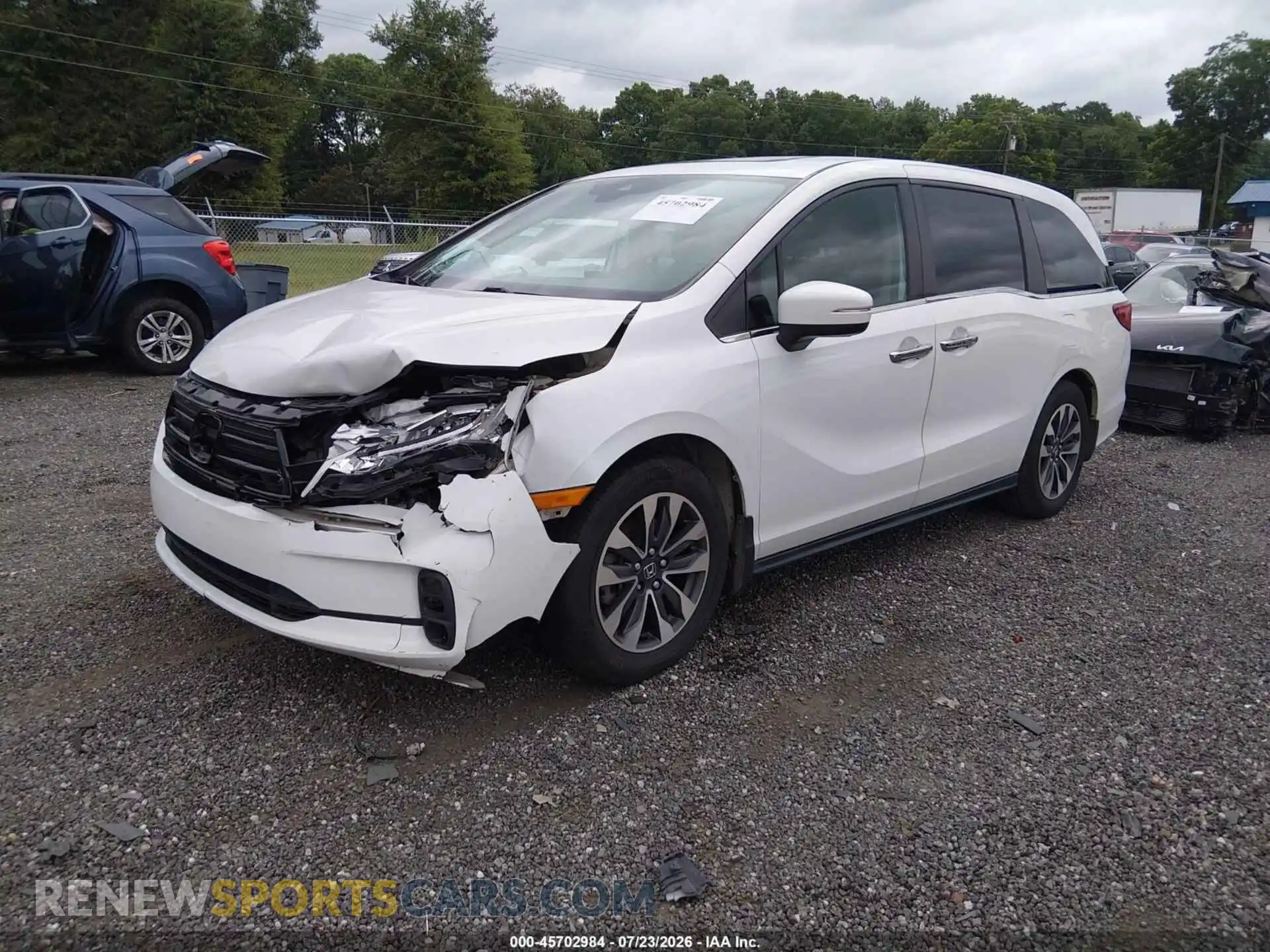 2 Фотография поврежденного автомобиля 5FNRL6H77NB032729 HONDA ODYSSEY 2022