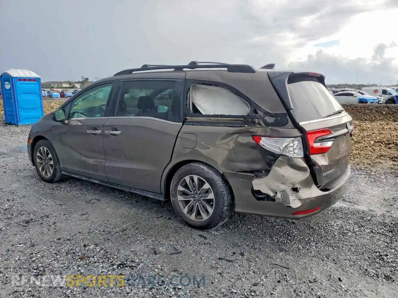 2 Фотография поврежденного автомобиля 5FNRL6H77NB041348 HONDA ODYSSEY 2022