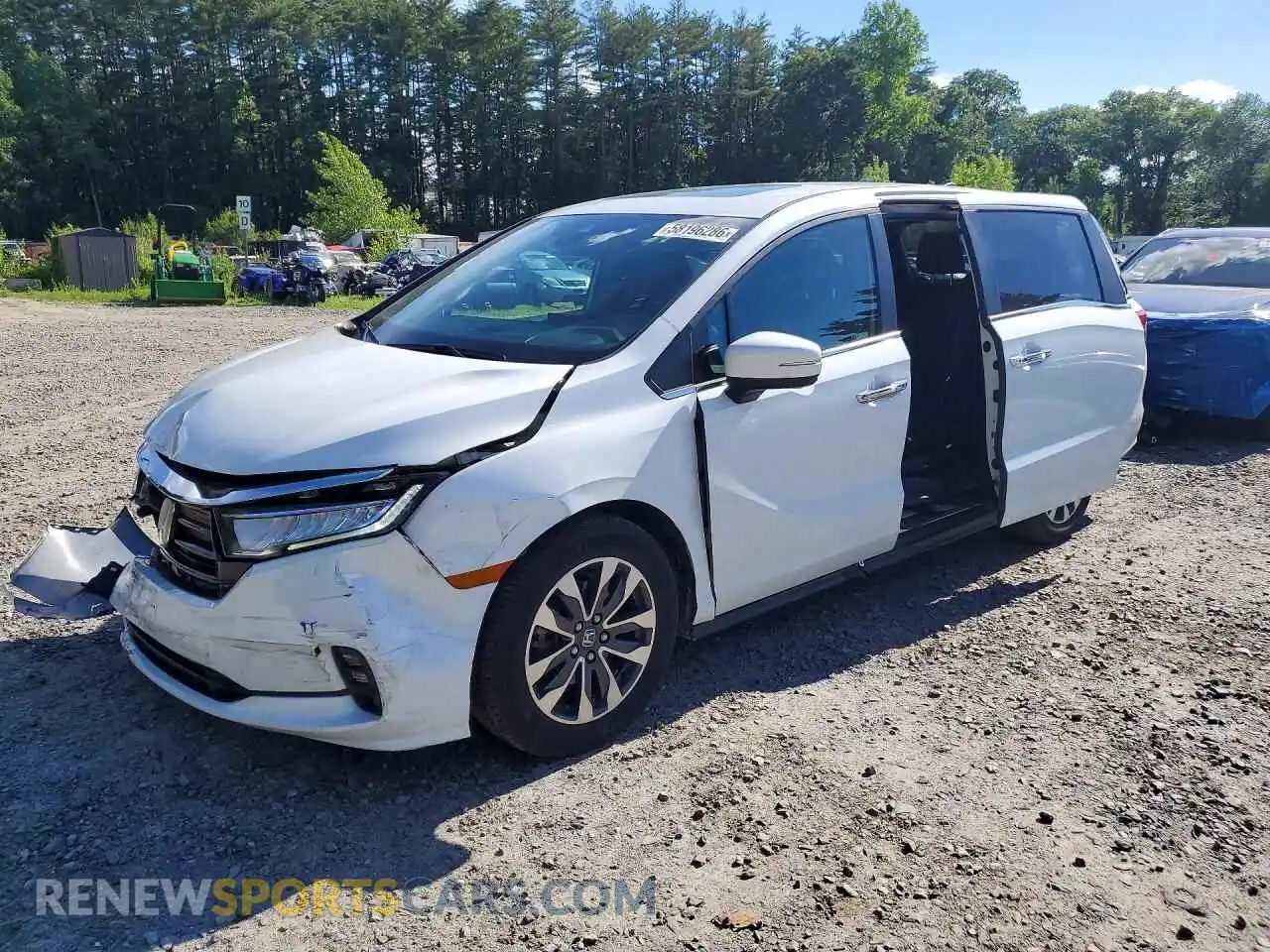 1 Фотография поврежденного автомобиля 5FNRL6H77NB042208 HONDA ODYSSEY 2022