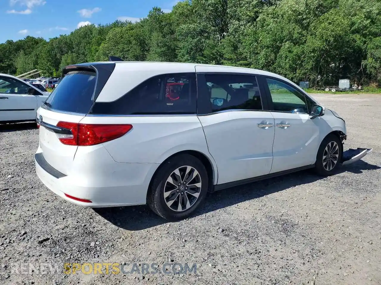 3 Фотография поврежденного автомобиля 5FNRL6H77NB042208 HONDA ODYSSEY 2022