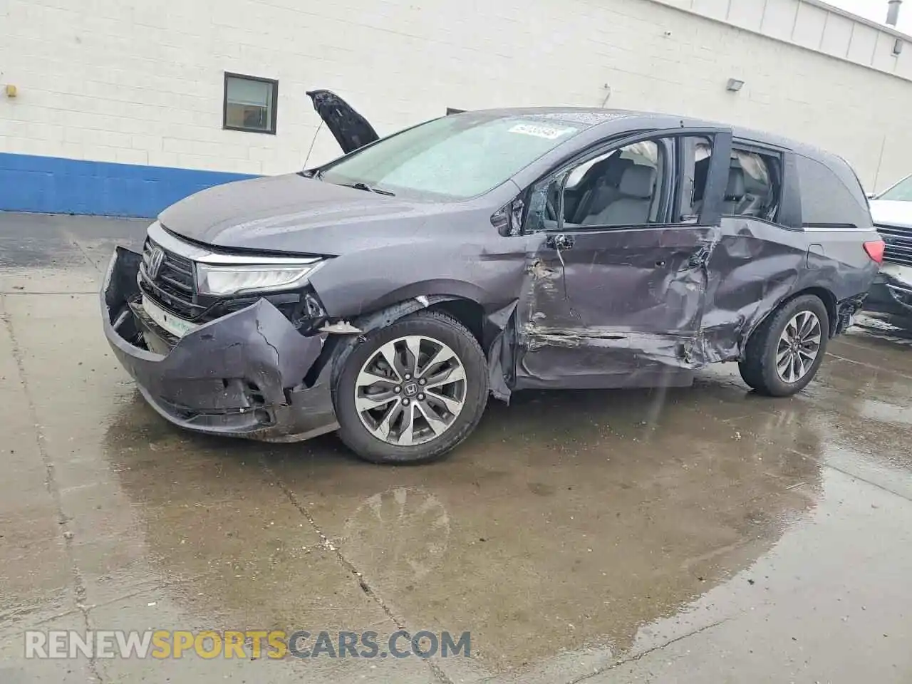 1 Photograph of a damaged car 5FNRL6H78NB027751 HONDA ODYSSEY 2022