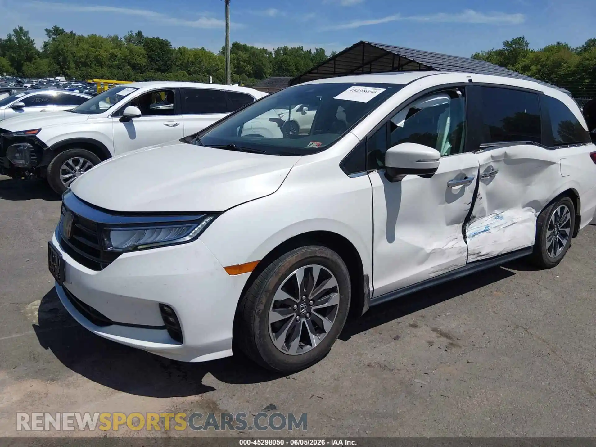 2 Фотография поврежденного автомобиля 5FNRL6H78NB034506 HONDA ODYSSEY 2022