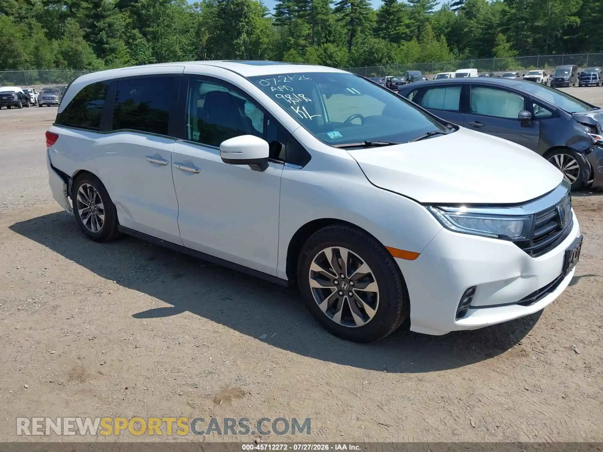 1 Фотография поврежденного автомобиля 5FNRL6H78NB039818 HONDA ODYSSEY 2022