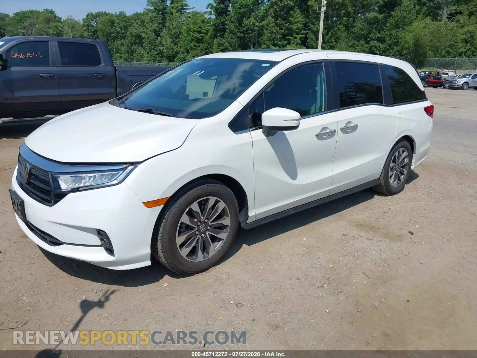 2 Фотография поврежденного автомобиля 5FNRL6H78NB039818 HONDA ODYSSEY 2022
