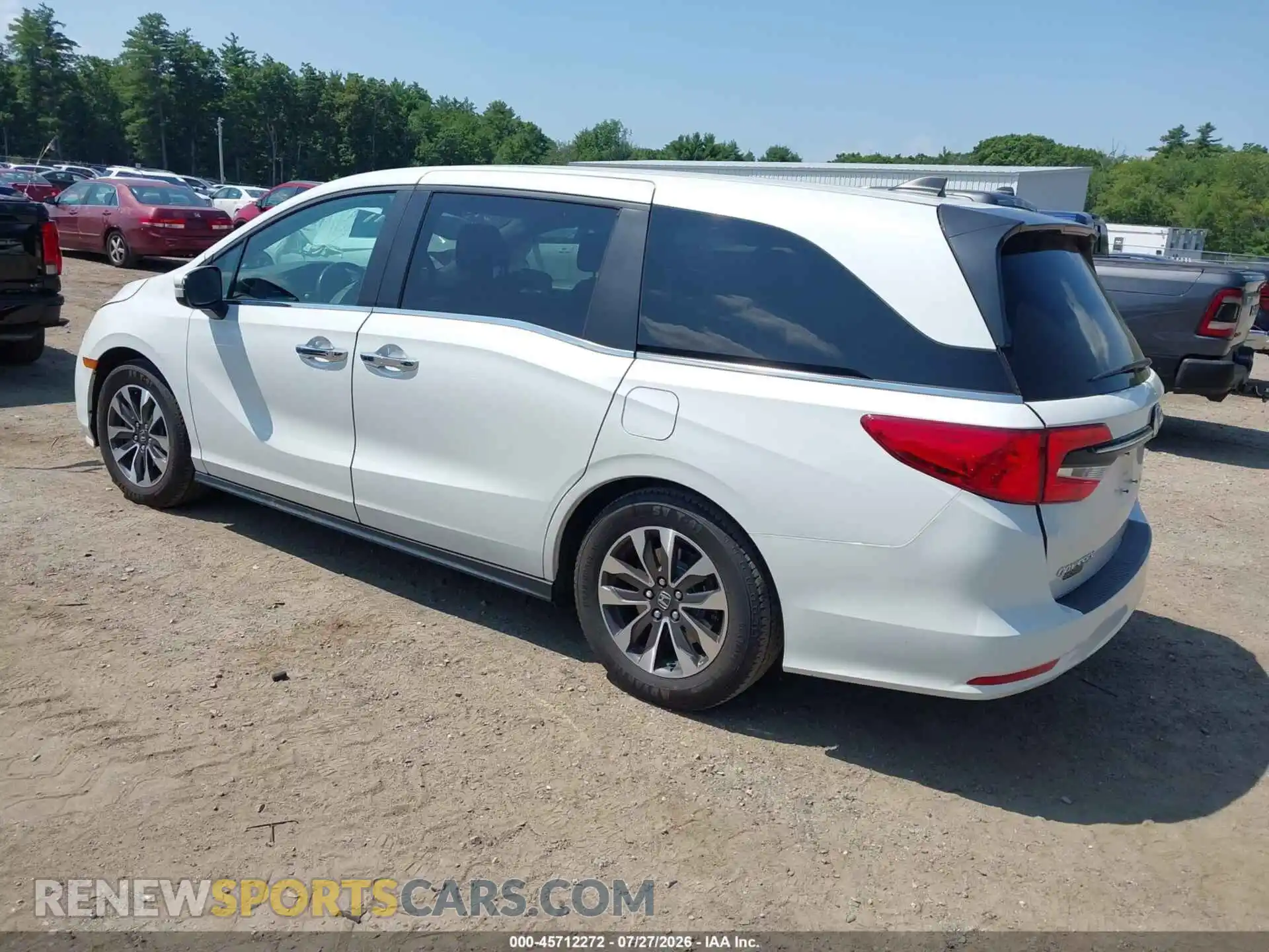 3 Фотография поврежденного автомобиля 5FNRL6H78NB039818 HONDA ODYSSEY 2022