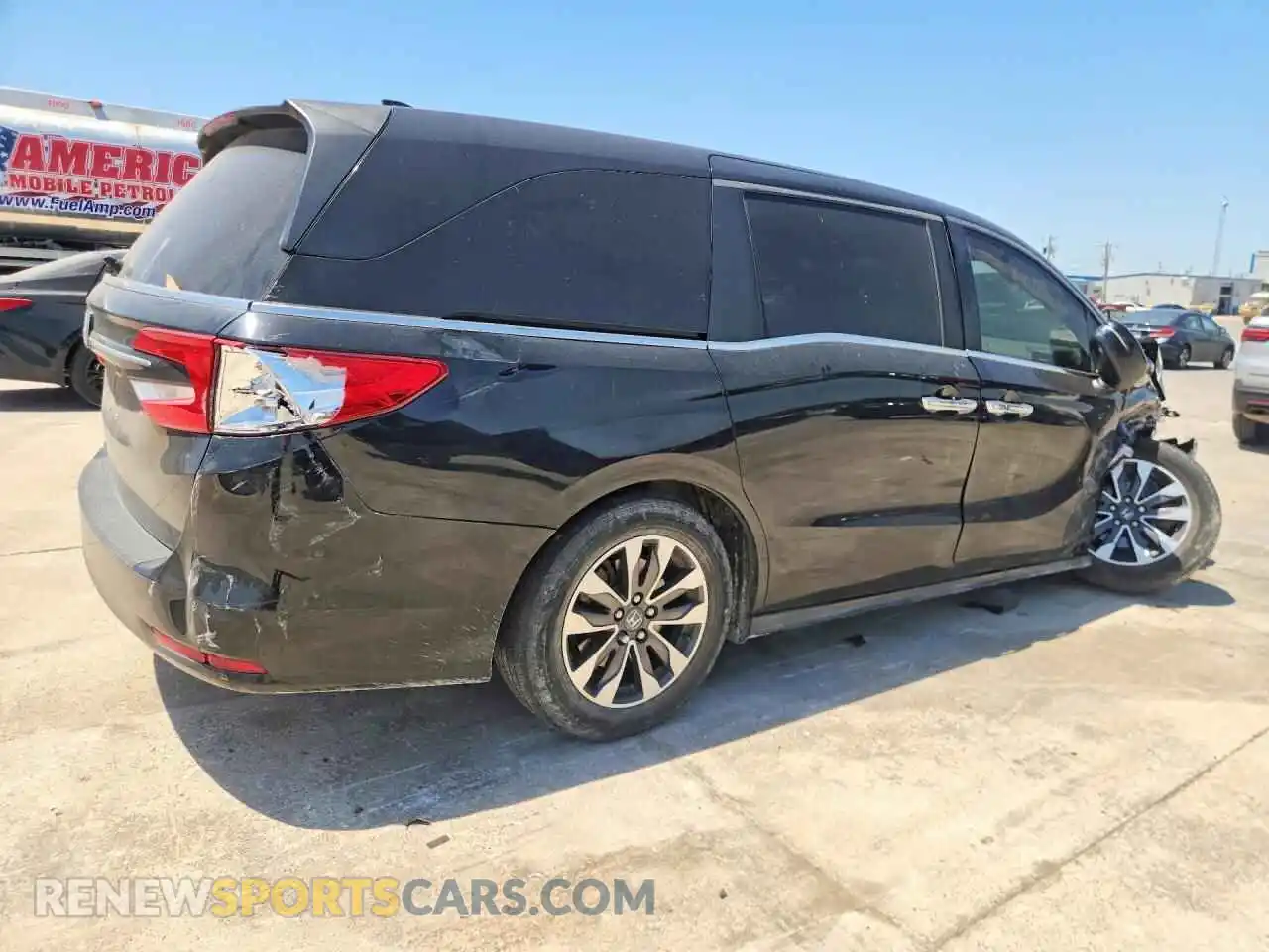 3 Фотография поврежденного автомобиля 5FNRL6H79NB014605 HONDA ODYSSEY 2022