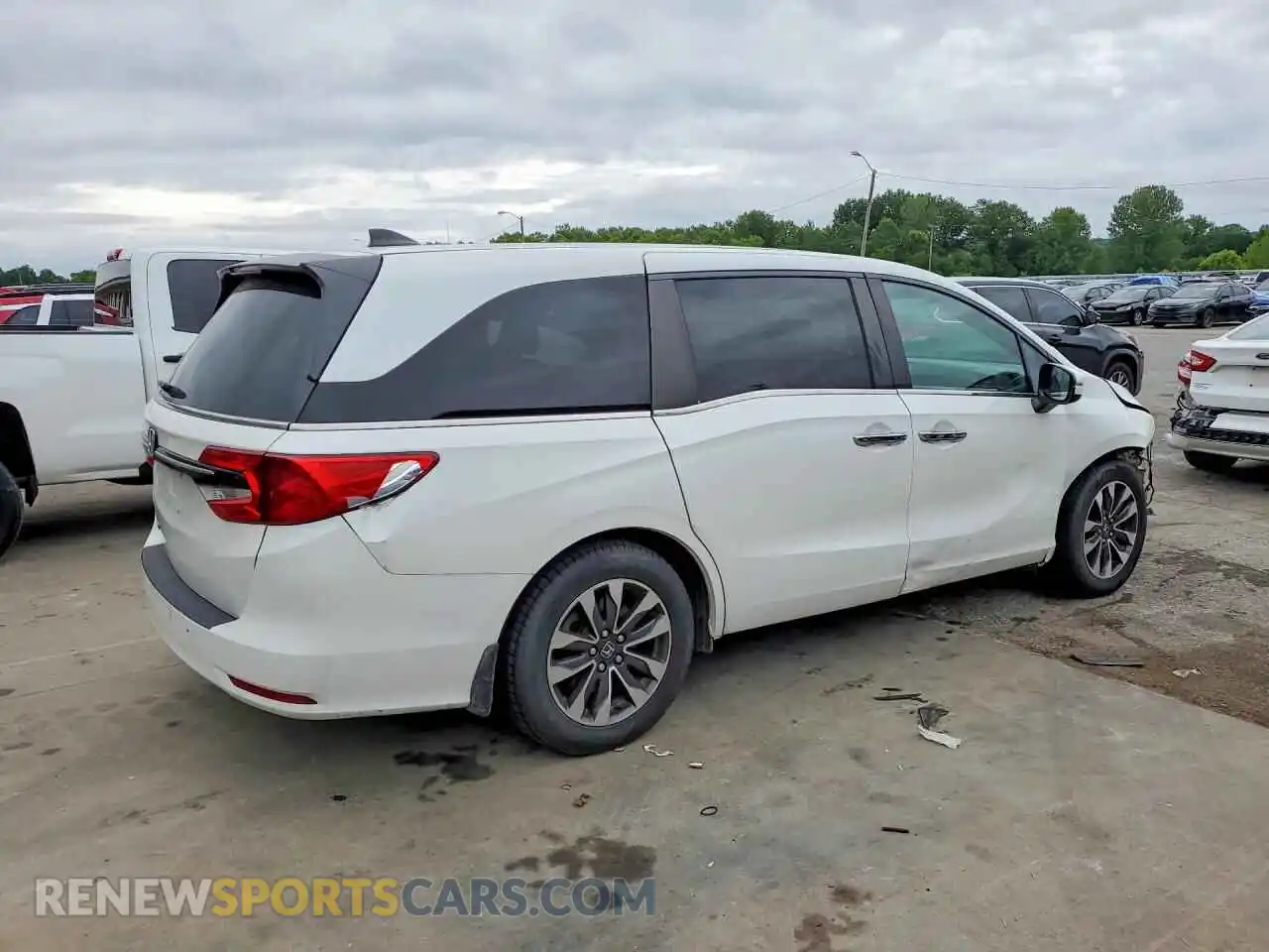 3 Фотография поврежденного автомобиля 5FNRL6H79NB019058 HONDA ODYSSEY 2022