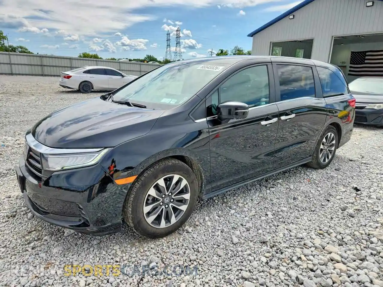 1 Фотография поврежденного автомобиля 5FNRL6H79NB024230 HONDA ODYSSEY 2022