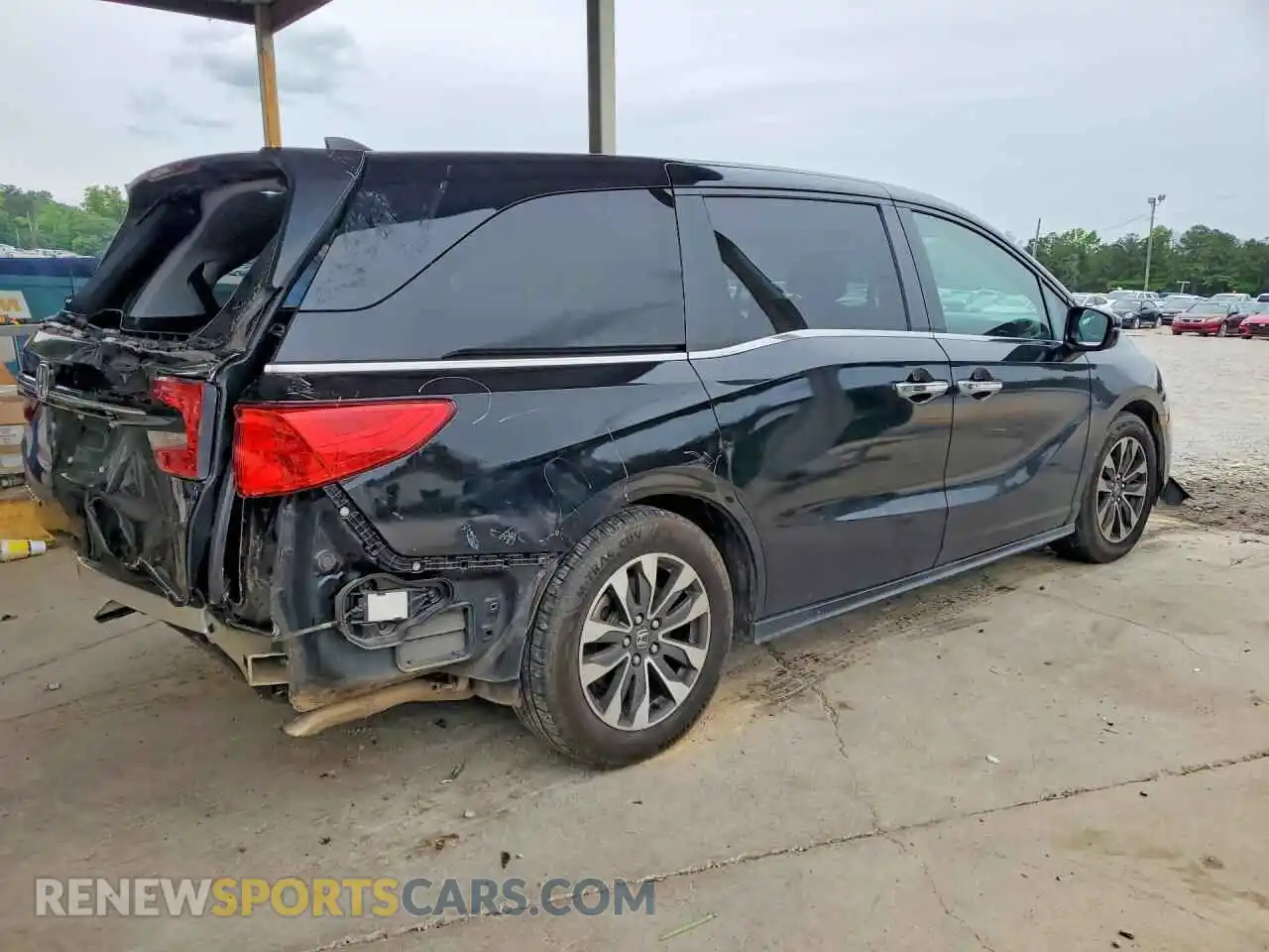 3 Фотография поврежденного автомобиля 5FNRL6H79NB025734 HONDA ODYSSEY 2022