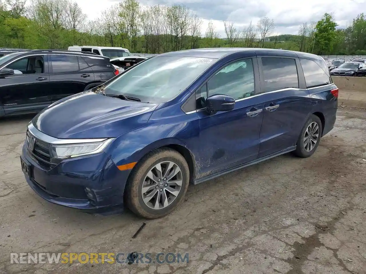 1 Фотография поврежденного автомобиля 5FNRL6H79NB040279 HONDA ODYSSEY 2022