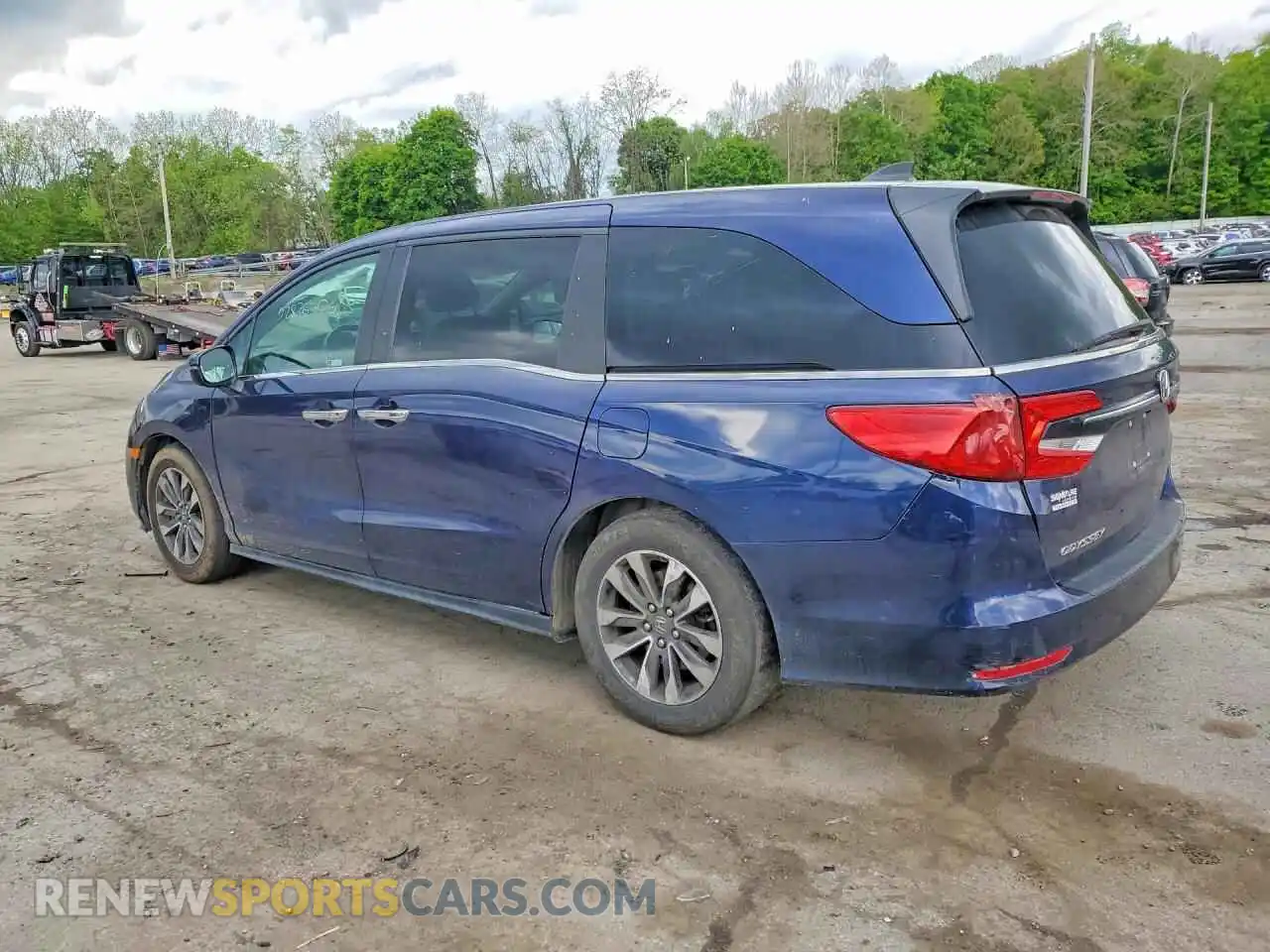 2 Фотография поврежденного автомобиля 5FNRL6H79NB040279 HONDA ODYSSEY 2022